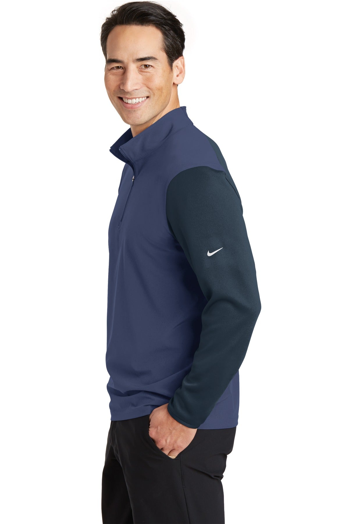 Nike Dri-FIT Fabric Mix 1/2-Zip Cover-Up. 746102