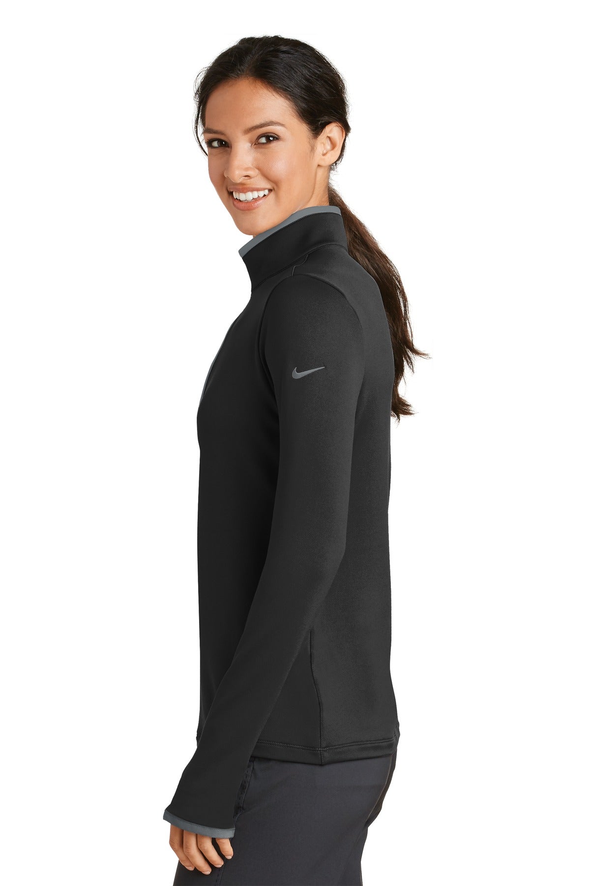 Nike Ladies Dri-FIT Stretch 1/2-Zip Cover-Up. 779796
