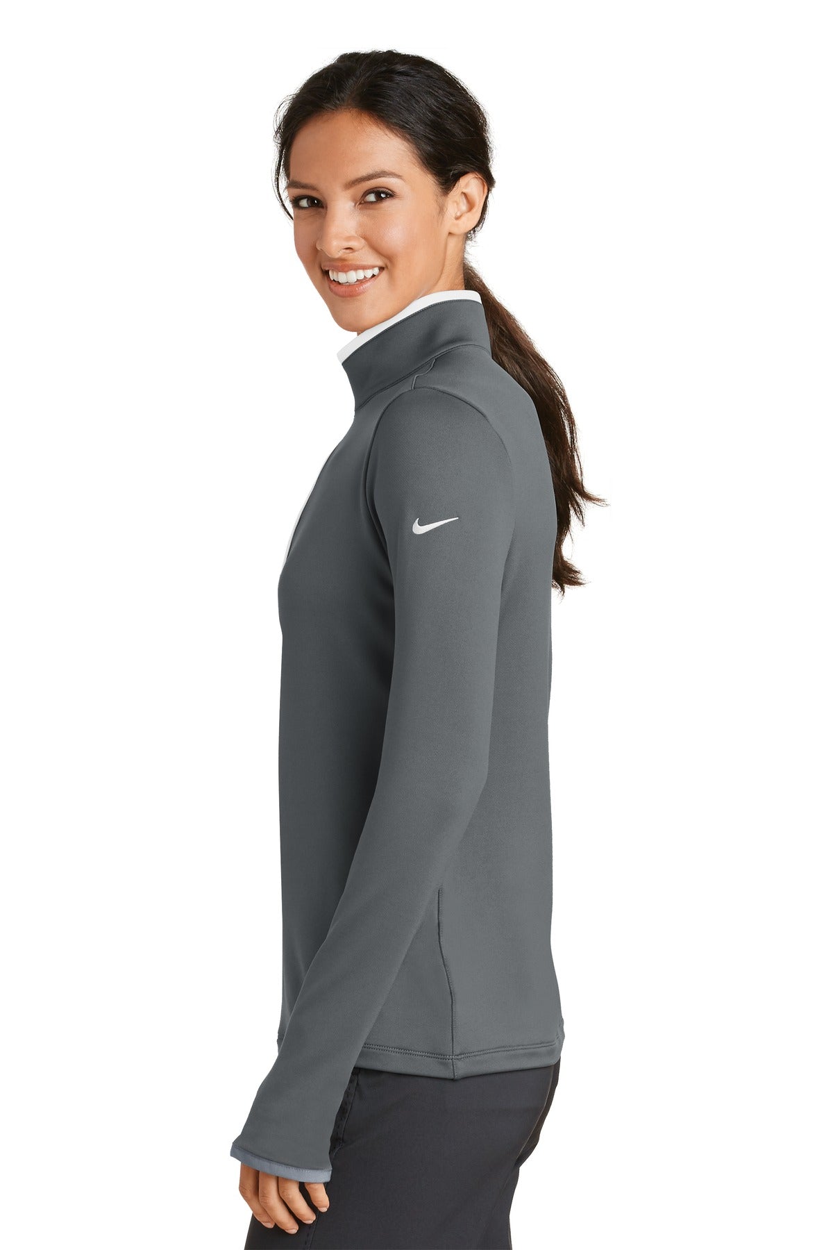 Nike Ladies Dri-FIT Stretch 1/2-Zip Cover-Up. 779796