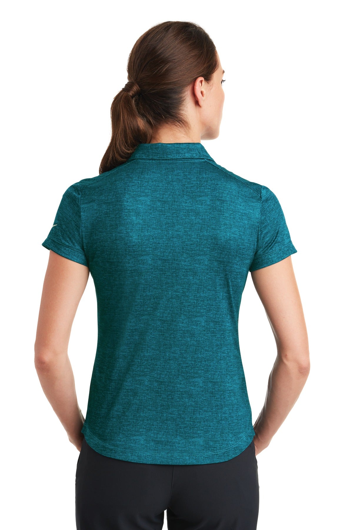 Nike Ladies Dri-FIT Crosshatch Polo. 838961
