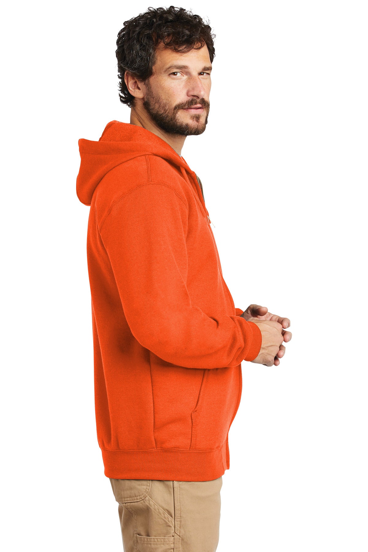 Carhartt Midweight Hooded Zip-Front Sweatshirt. CTK122