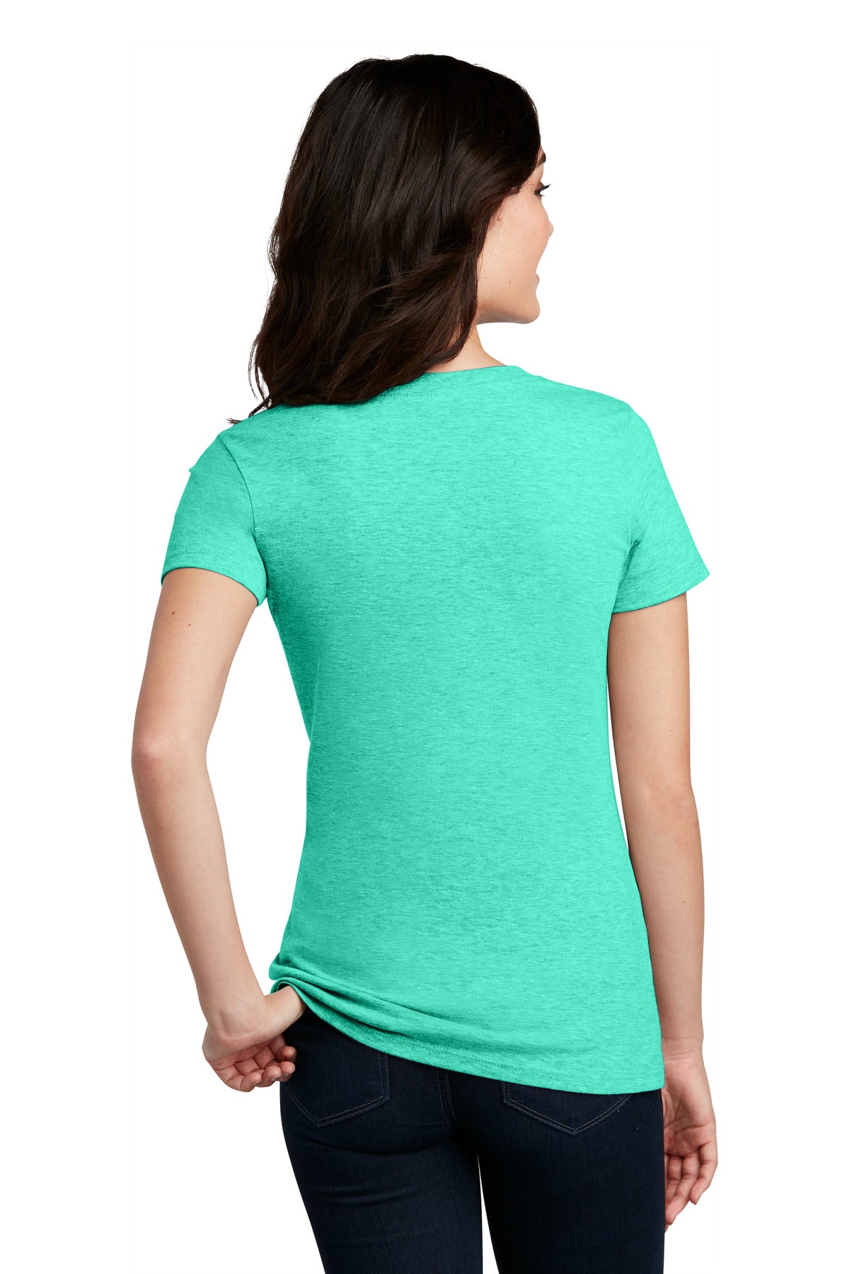 District Women's Perfect Blend CVC Tee. DM108L