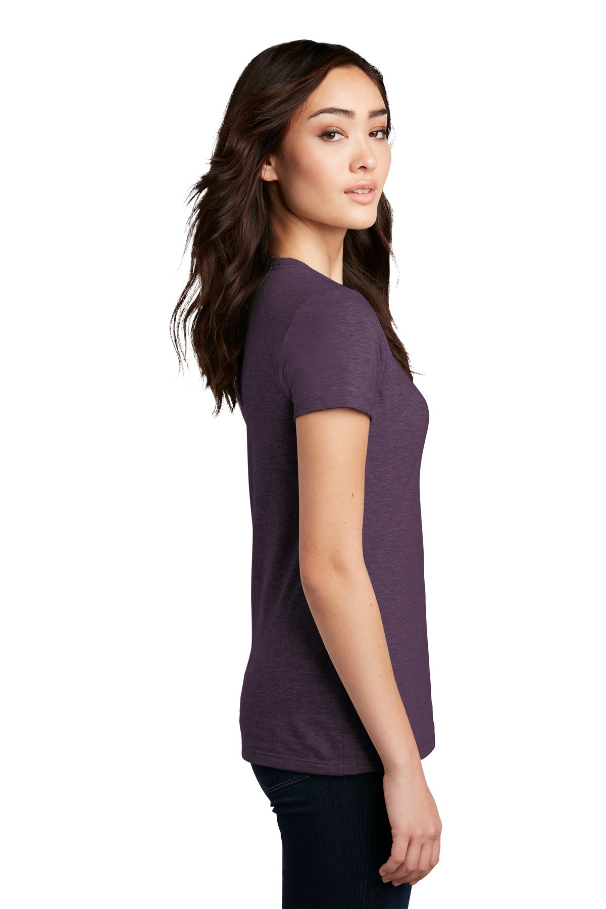 District Women's Perfect Blend CVC Tee. DM108L