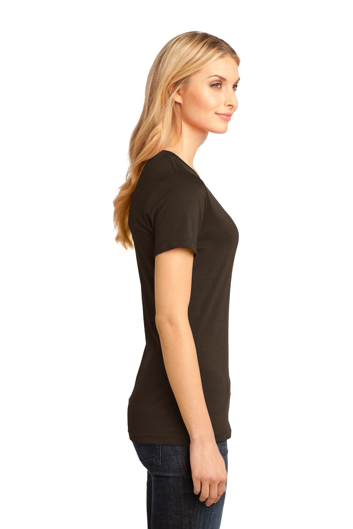 District - Women's Perfect Weight V-Neck Tee. DM1170L
