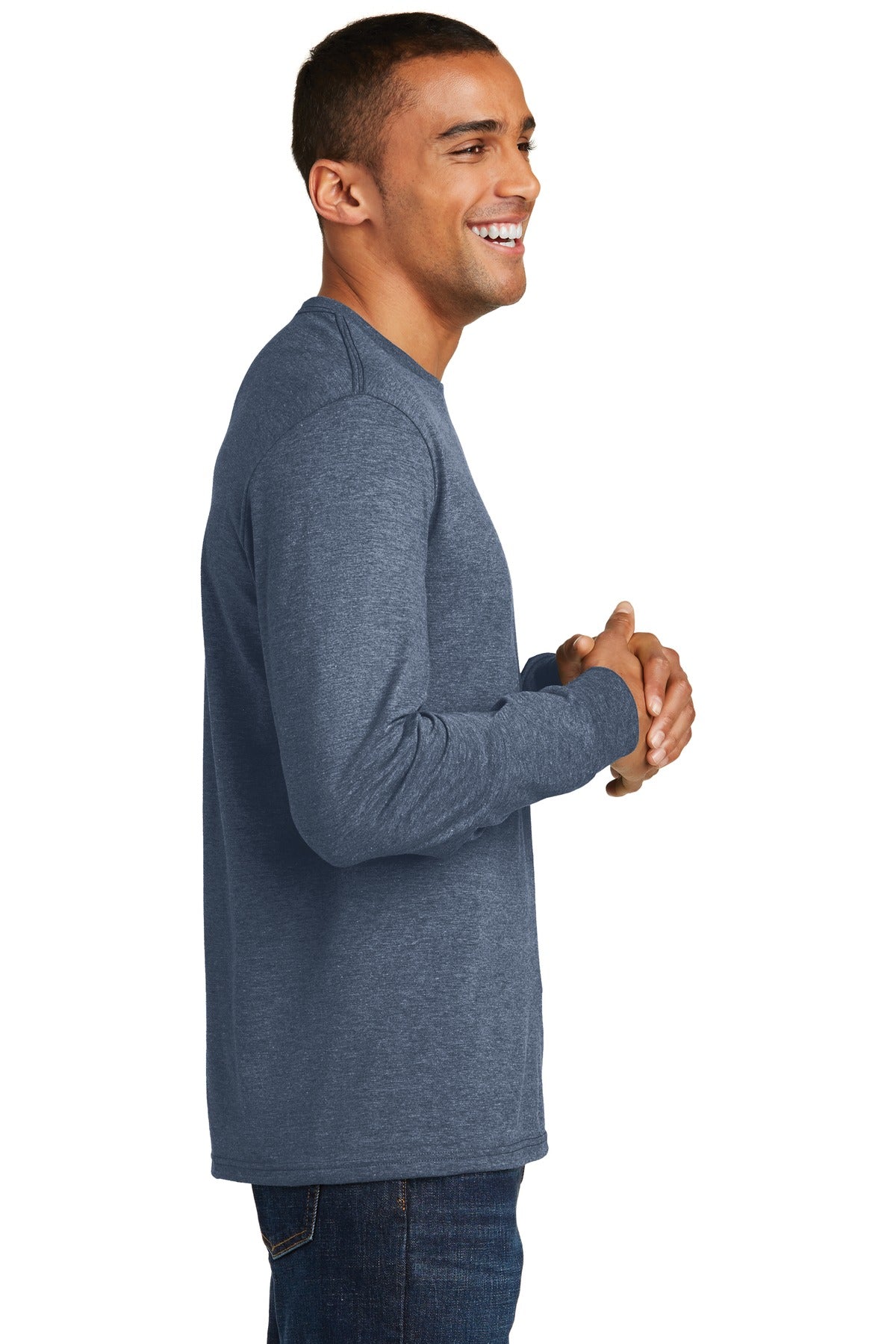 District Perfect Tri Long Sleeve Tee . DM132