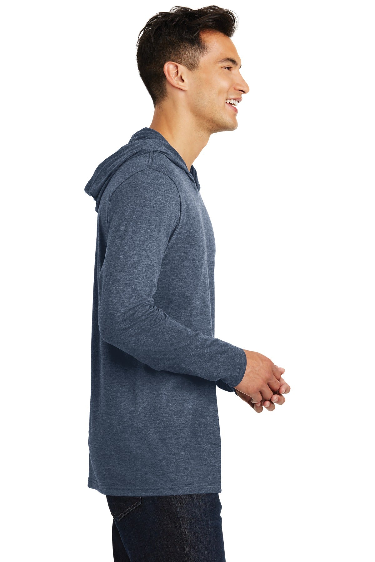 District Perfect Tri Long Sleeve Hoodie. DM139