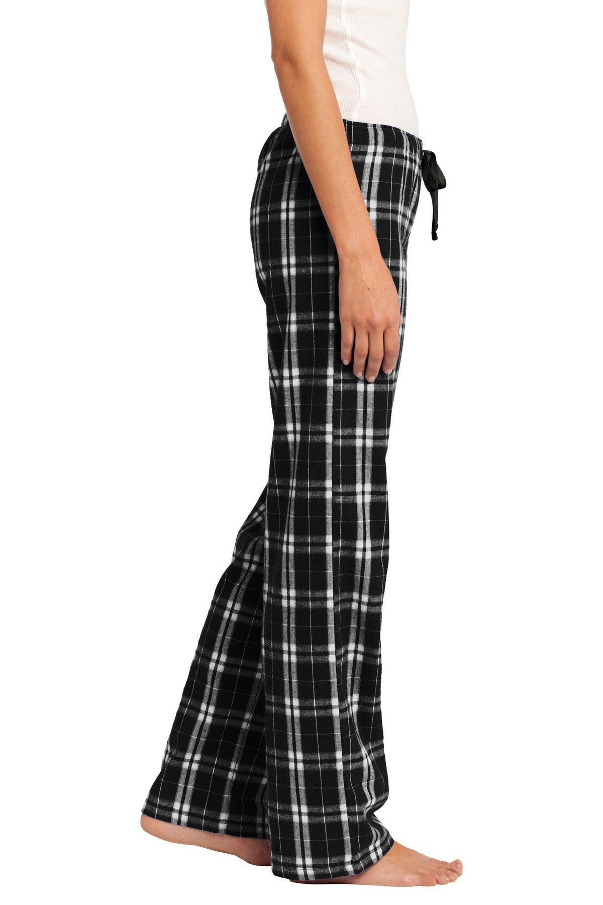District Women's Flannel Plaid Pant. DT2800