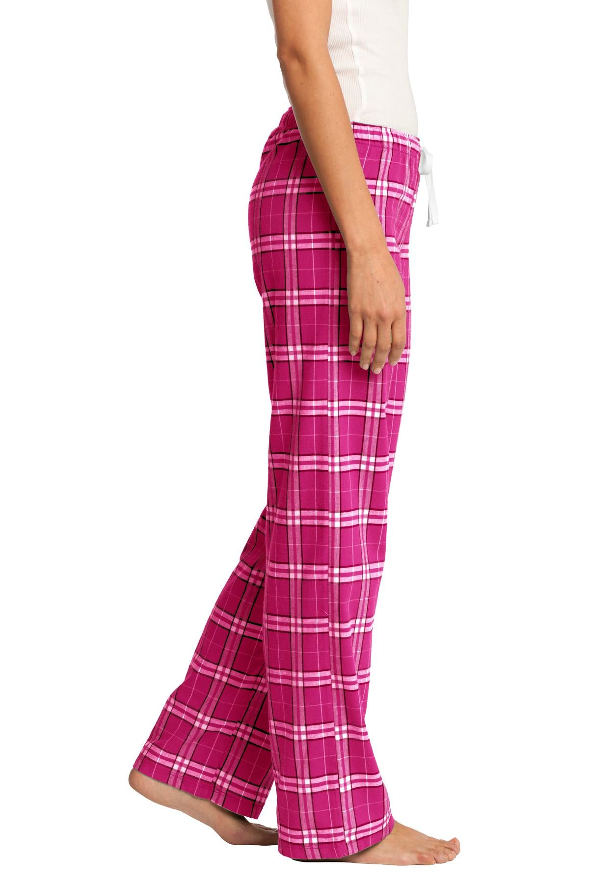 District Women's Flannel Plaid Pant. DT2800