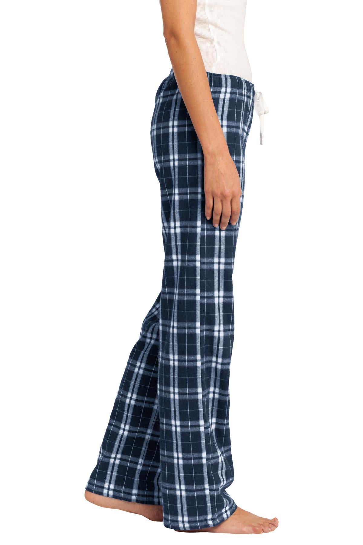 District Women's Flannel Plaid Pant. DT2800