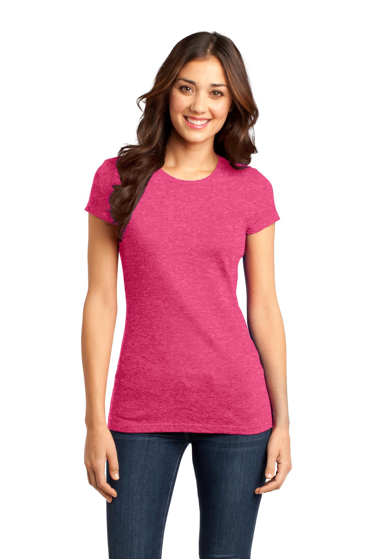 District Women's Fitted Very Important Tee . DT6001