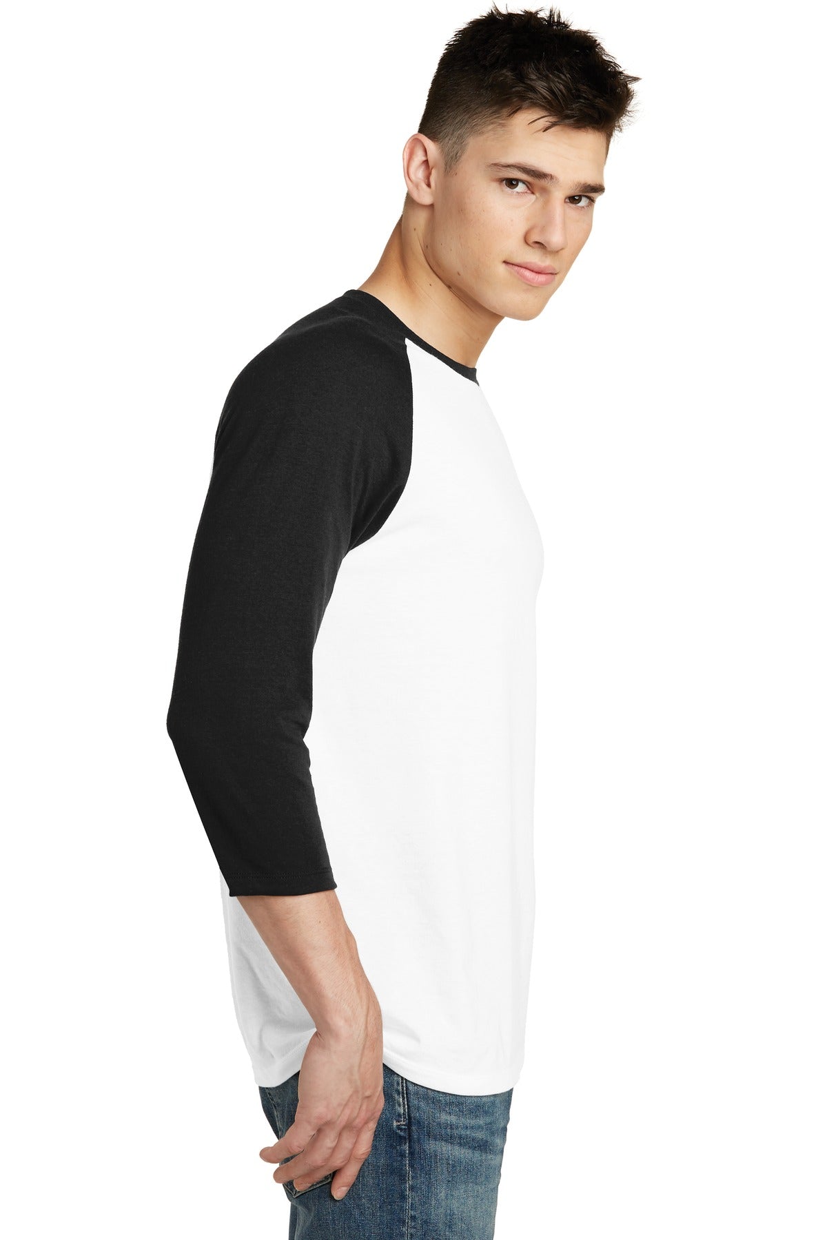 District Very Important Tee 3/4-Sleeve Raglan. DT6210