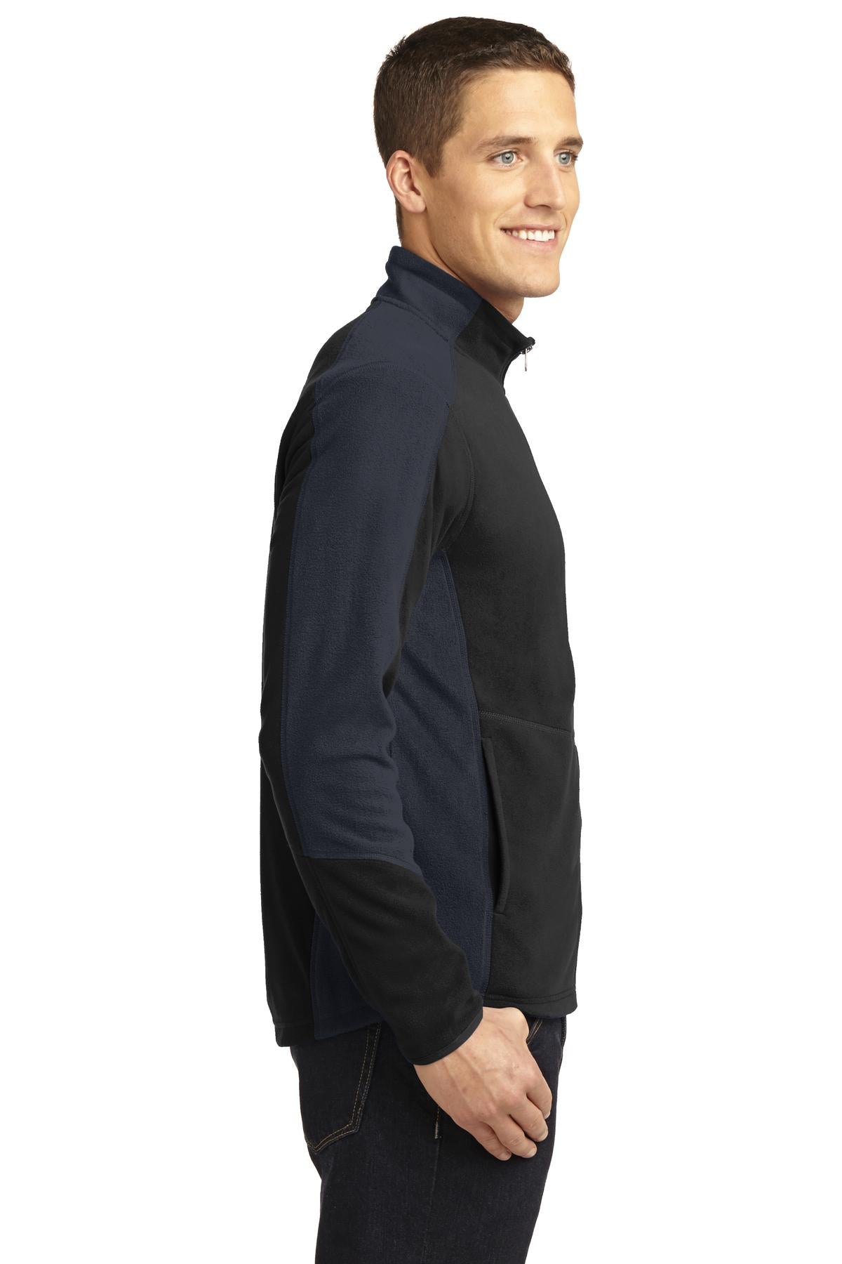 Port Authority Colorblock Microfleece Jacket. F230