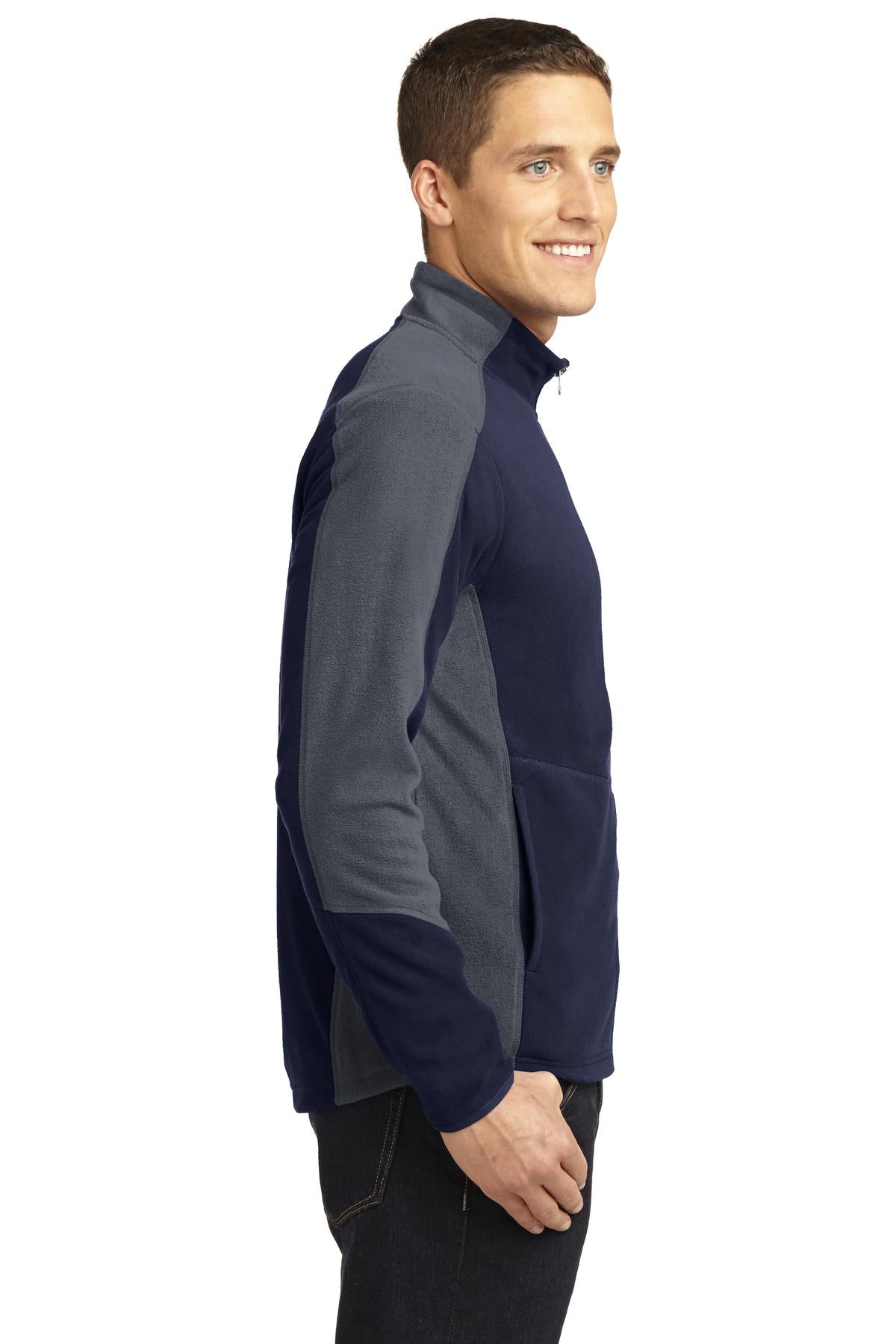 Port Authority Colorblock Microfleece Jacket. F230
