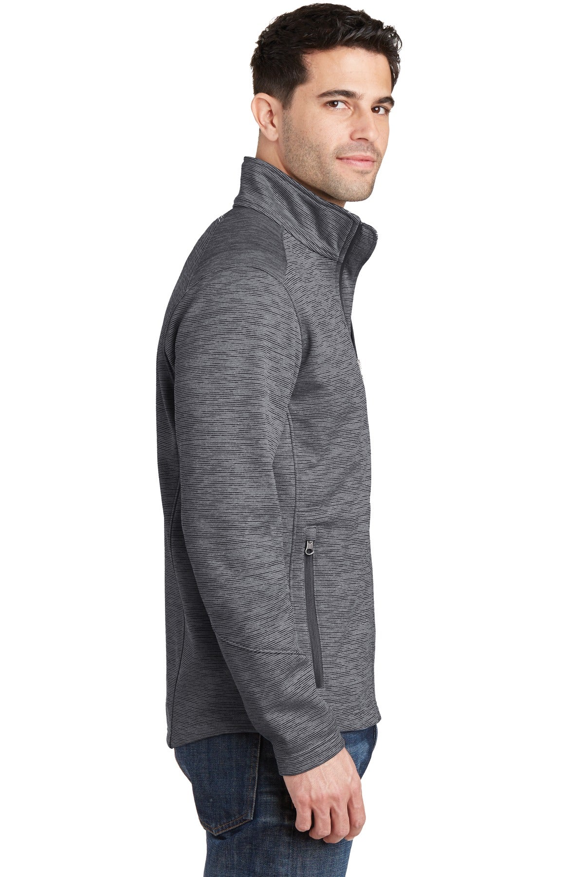 Port Authority Digi Stripe Fleece Jacket. F231