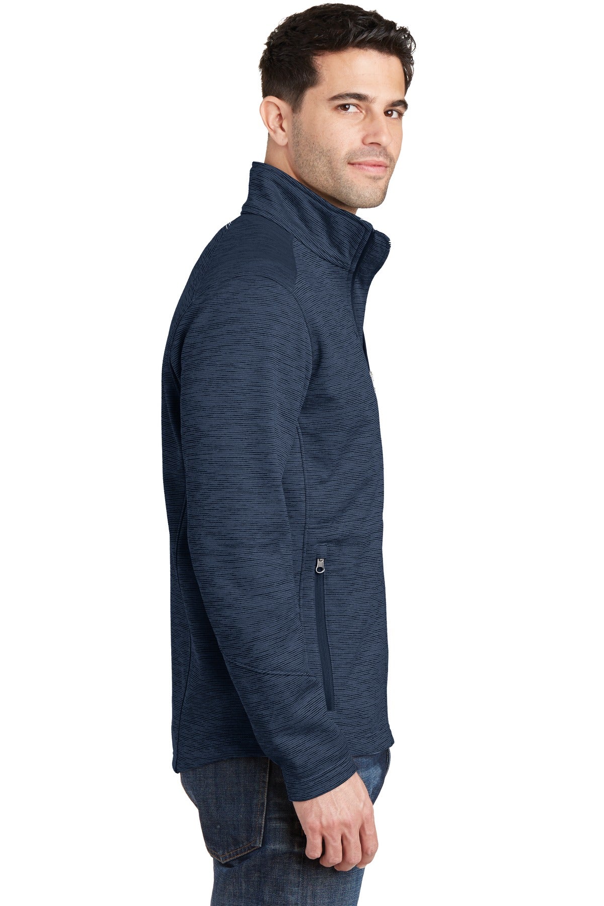 Port Authority Digi Stripe Fleece Jacket. F231