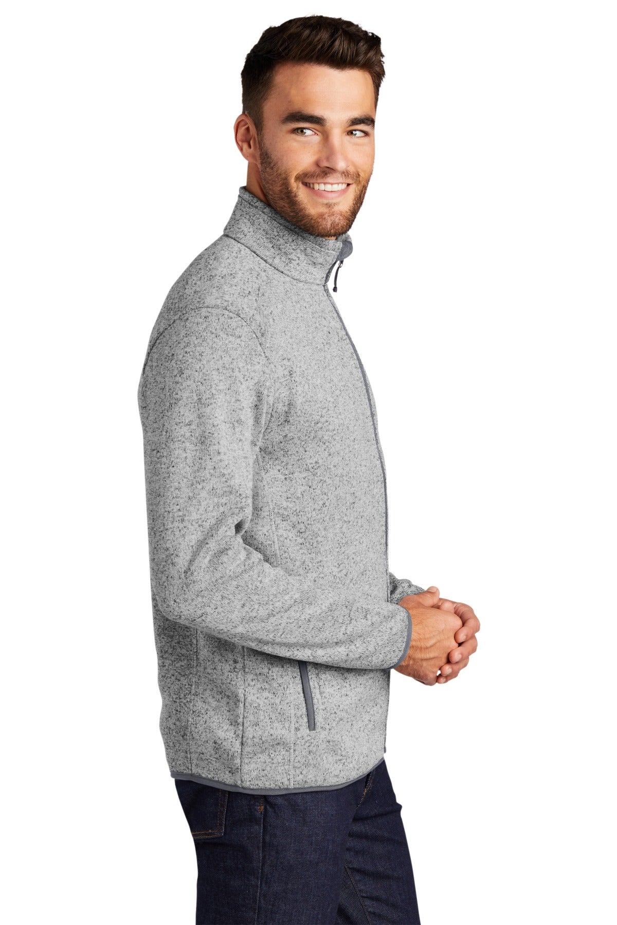 Port Authority Sweater Fleece Jacket. F232