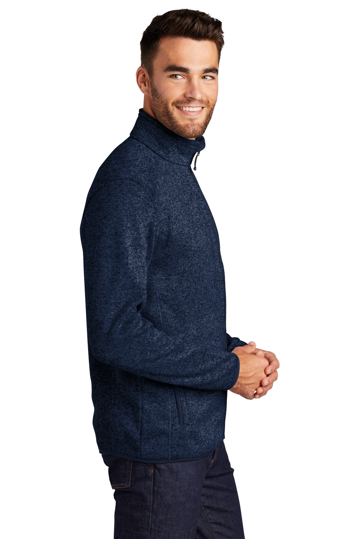 Port Authority Sweater Fleece Jacket. F232
