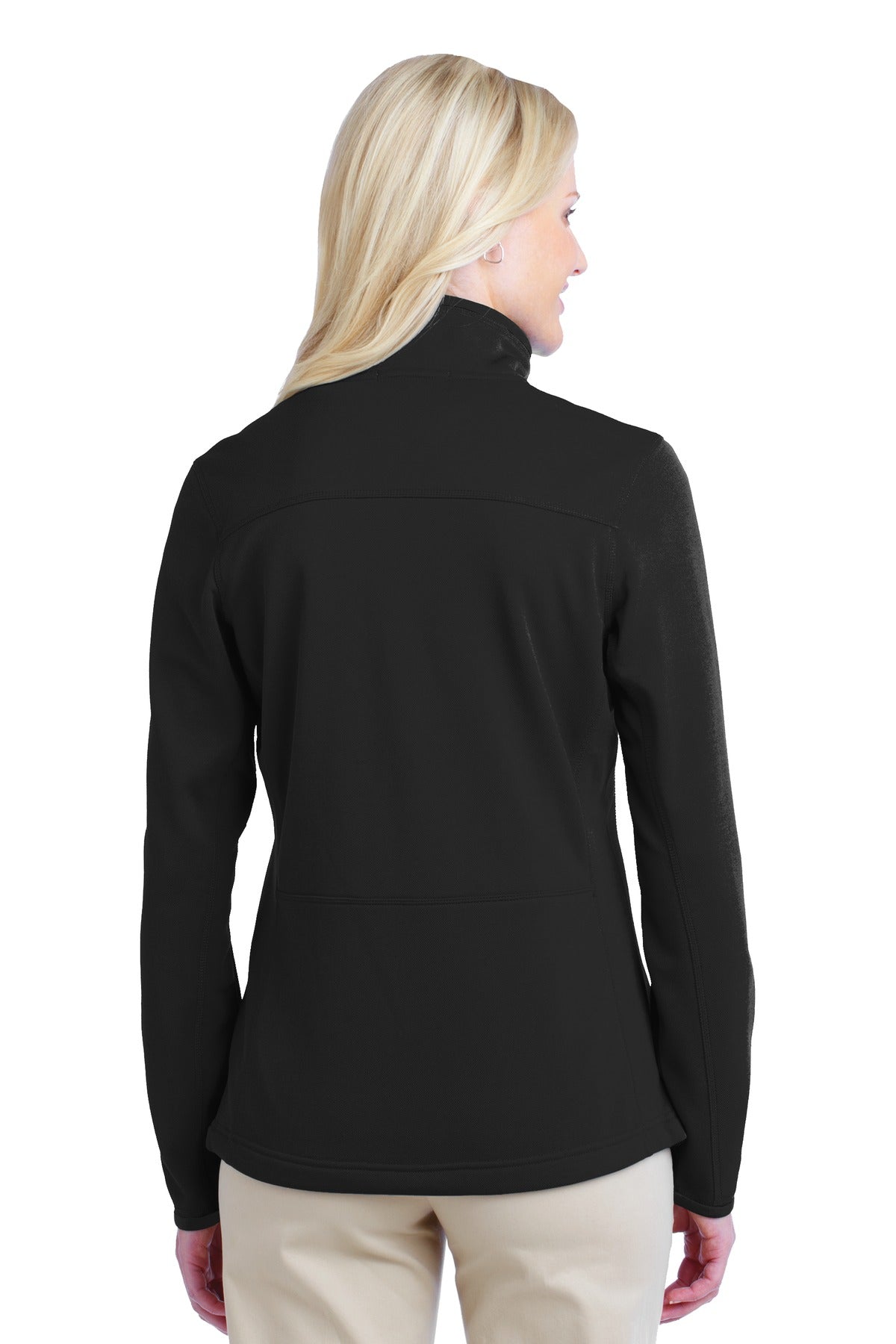 Port Authority Ladies Pique Fleece Jacket. L222