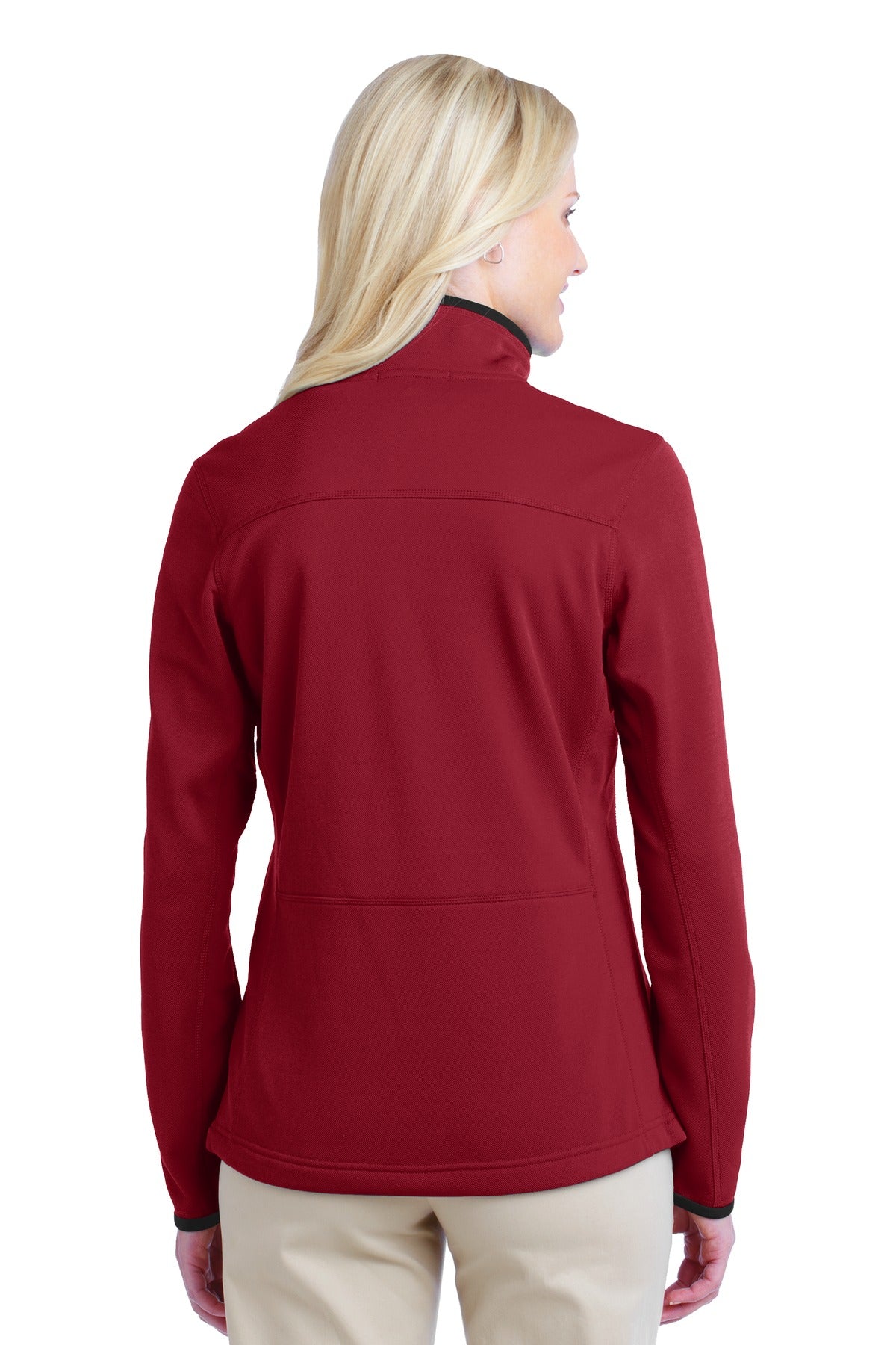 Port Authority Ladies Pique Fleece Jacket. L222