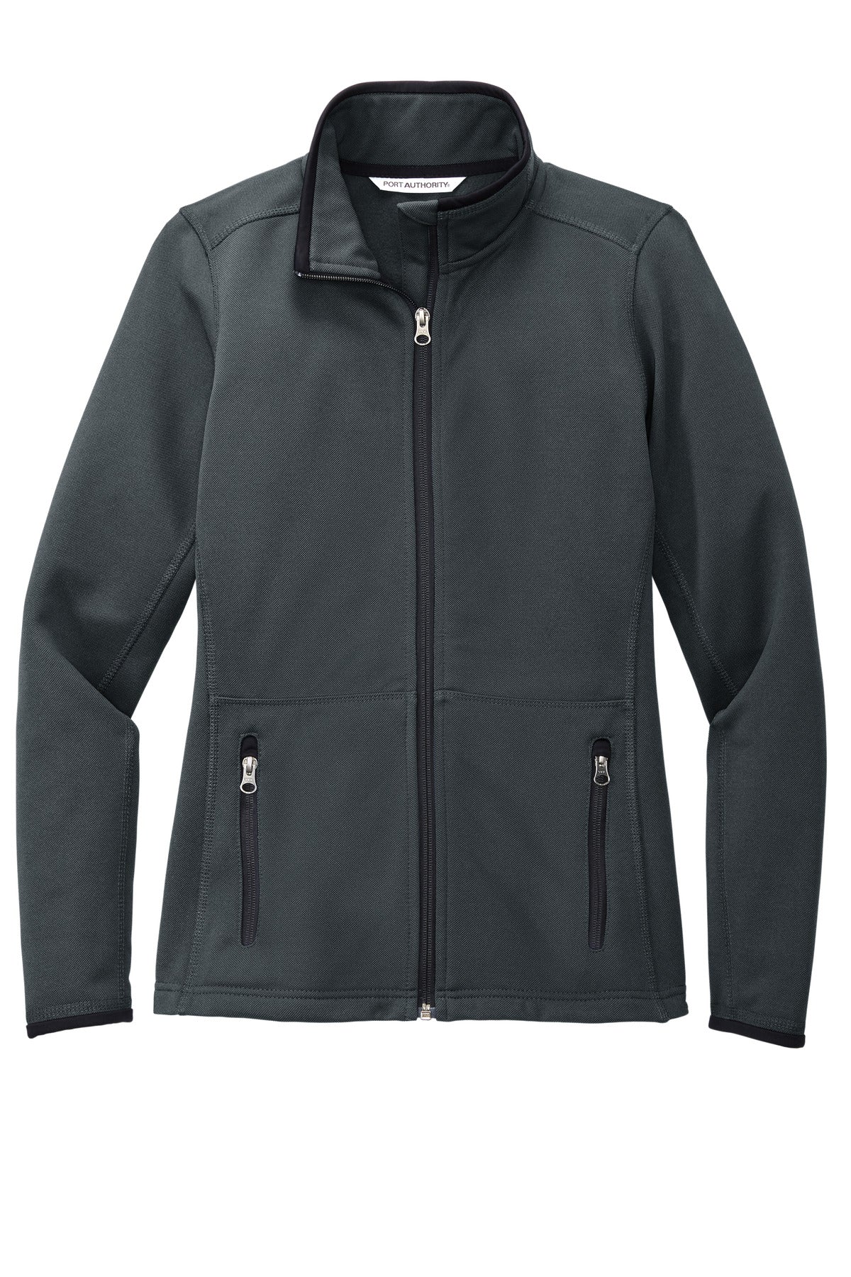 Port Authority Ladies Pique Fleece Jacket. L222