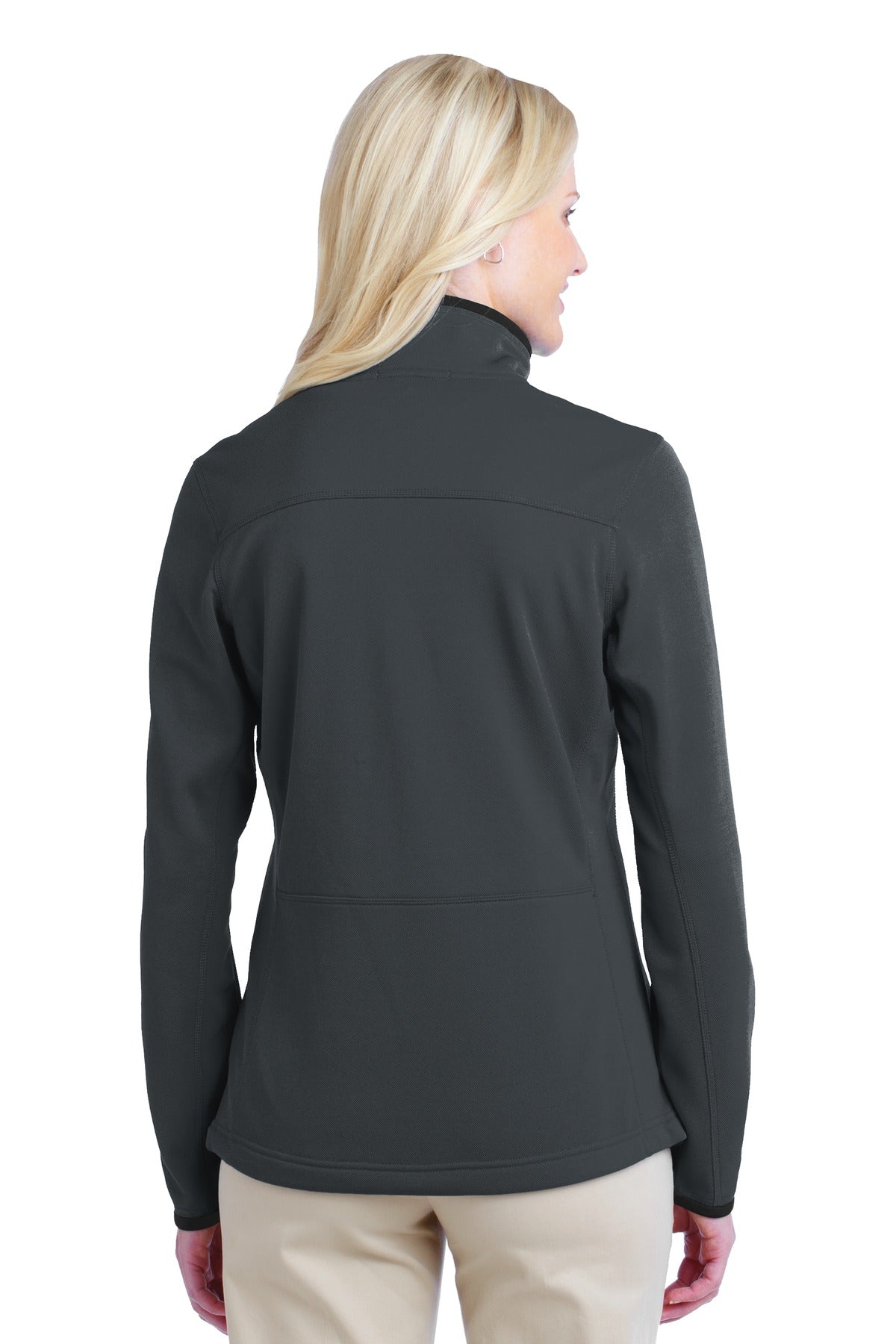 Port Authority Ladies Pique Fleece Jacket. L222