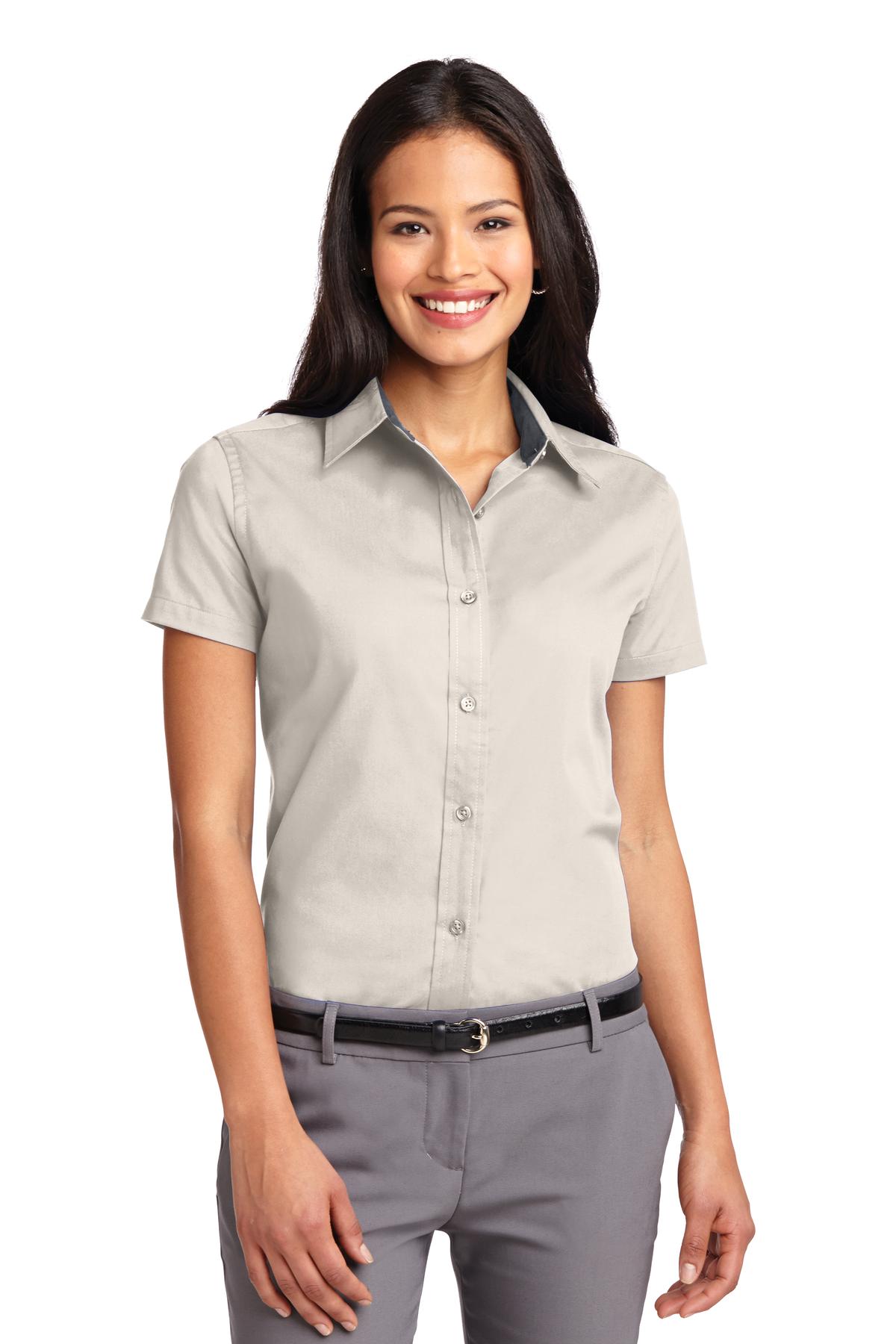 Port Authority Ladies Short Sleeve Easy Care Shirt. L508