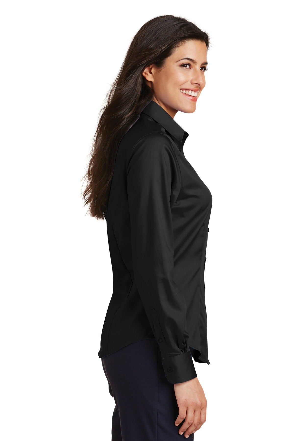 Port Authority Ladies Non-Iron Twill Shirt. L638