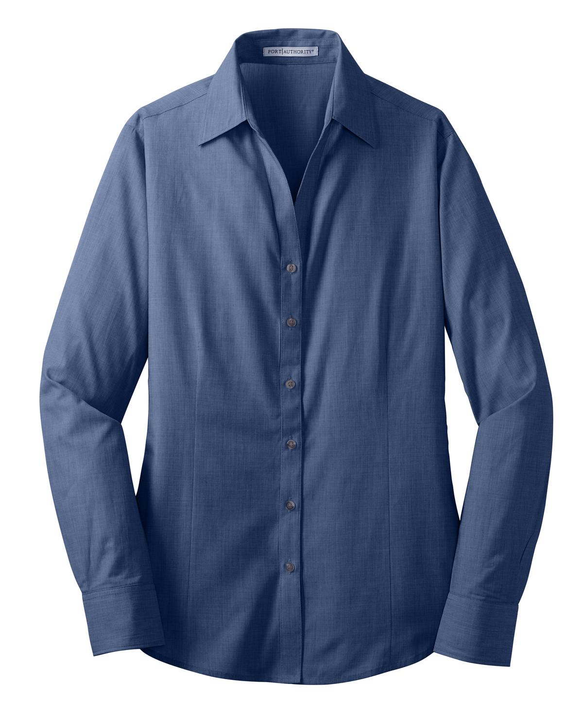 Port Authority Ladies Crosshatch Easy Care Shirt. L640