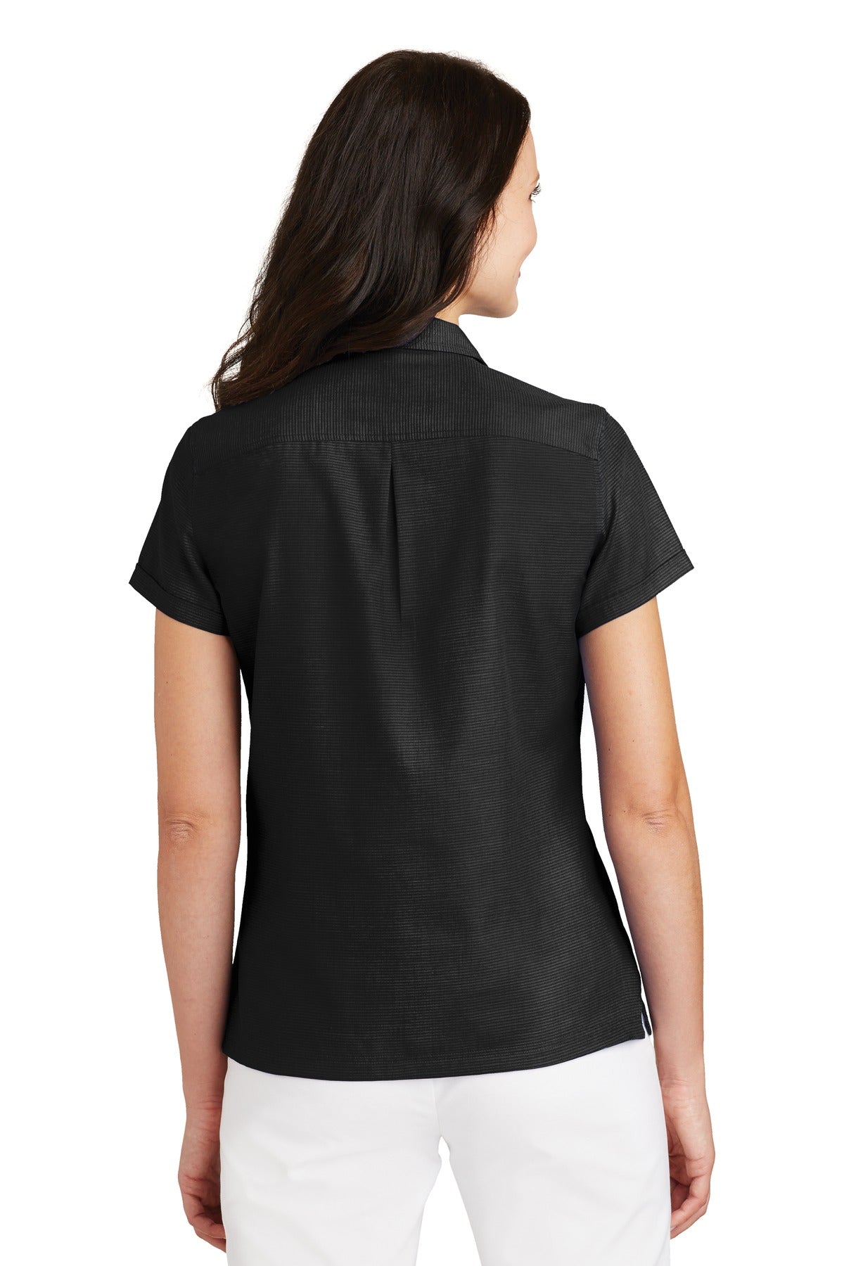 Port Authority Ladies Textured Camp Shirt. L662