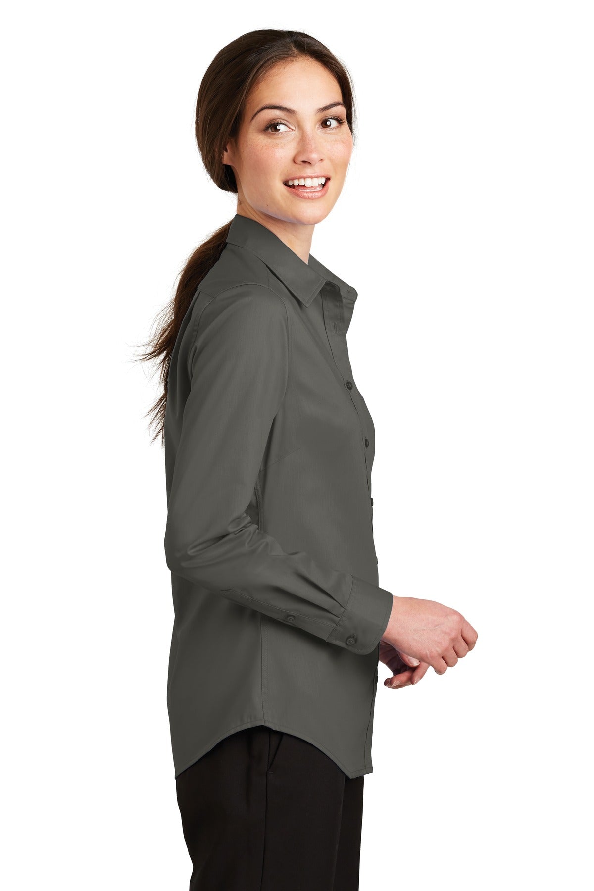 Port Authority Ladies SuperPro Twill Shirt. L663