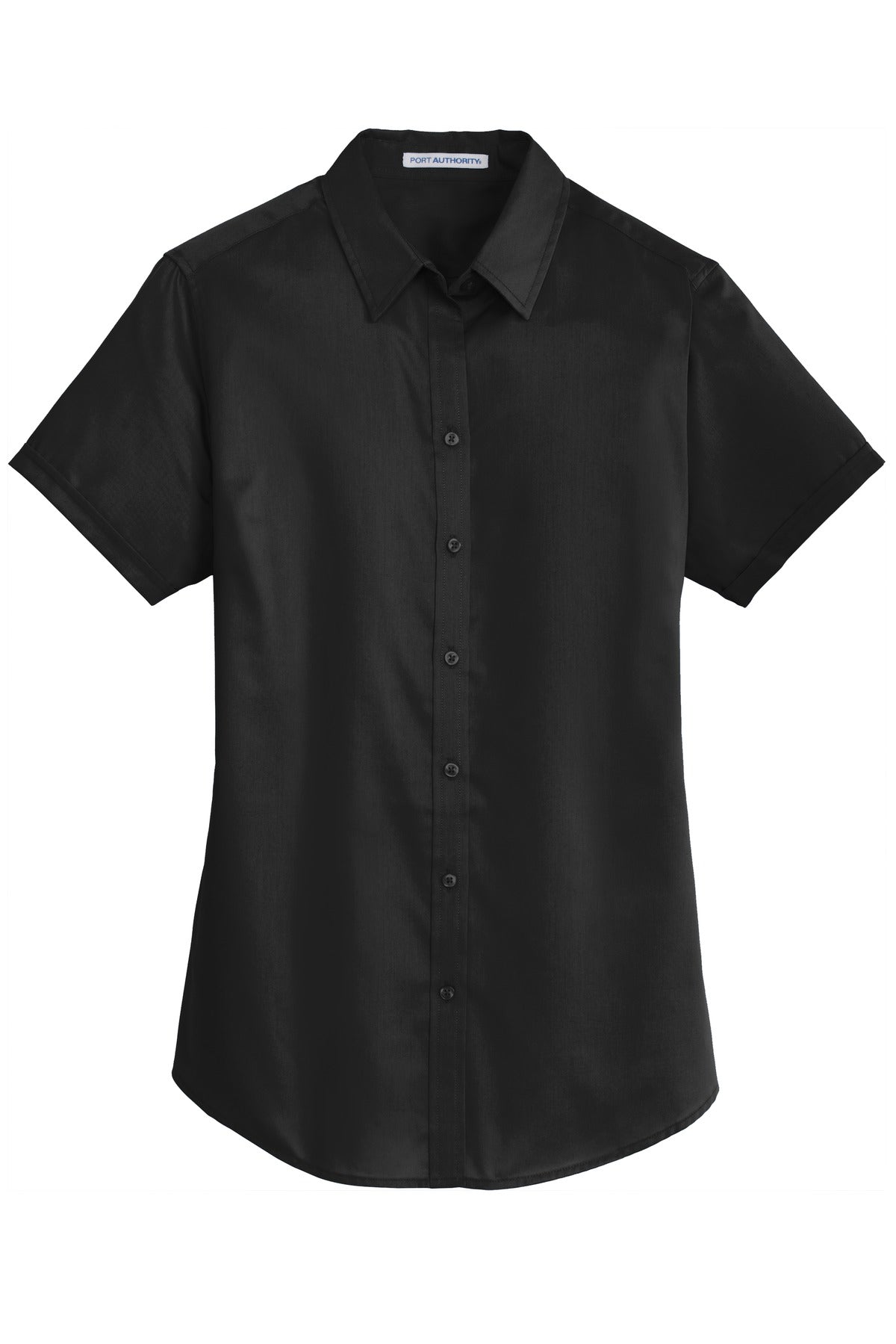 Port Authority Ladies Short Sleeve SuperPro Twill Shirt. L664