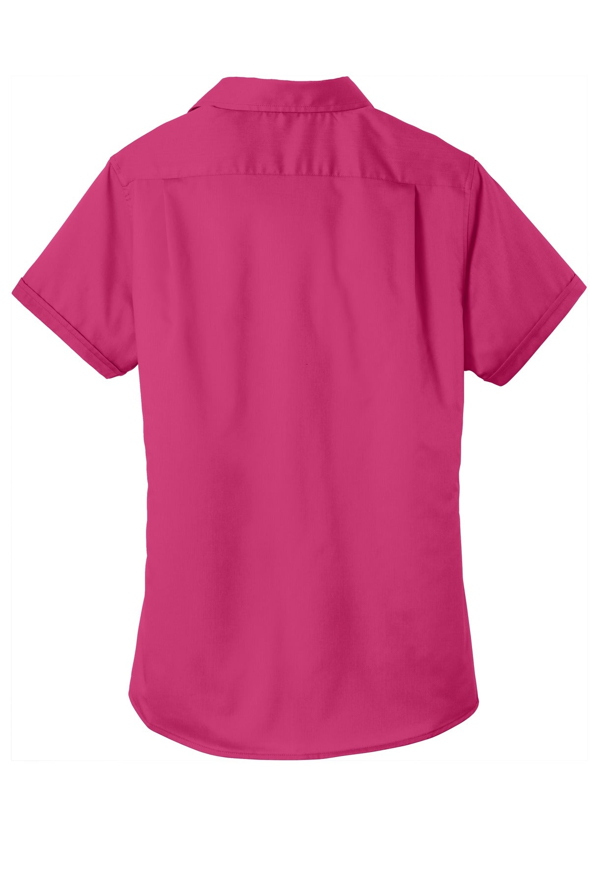 Port Authority Ladies Short Sleeve SuperPro Twill Shirt. L664