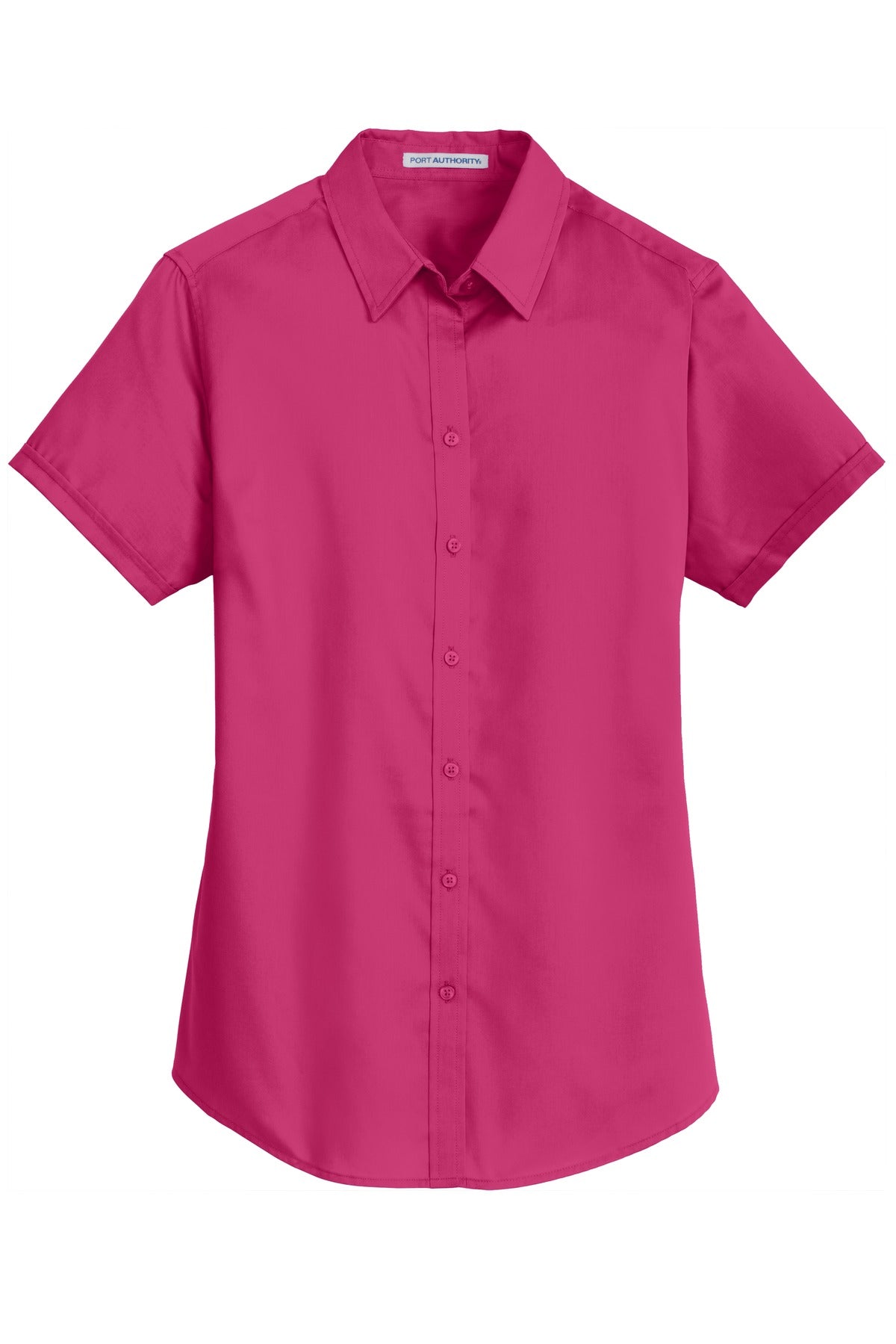 Port Authority Ladies Short Sleeve SuperPro Twill Shirt. L664