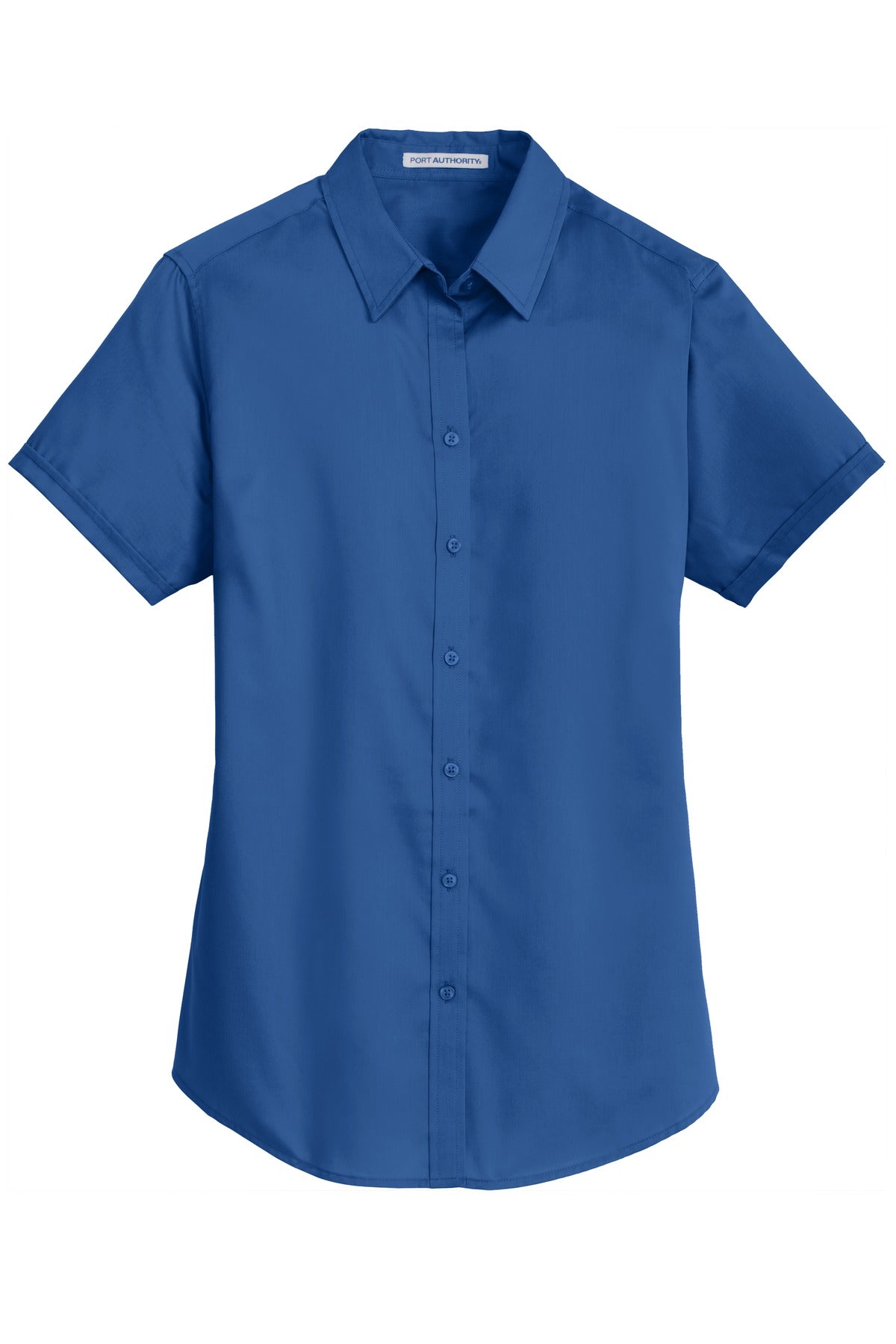 Port Authority Ladies Short Sleeve SuperPro Twill Shirt. L664
