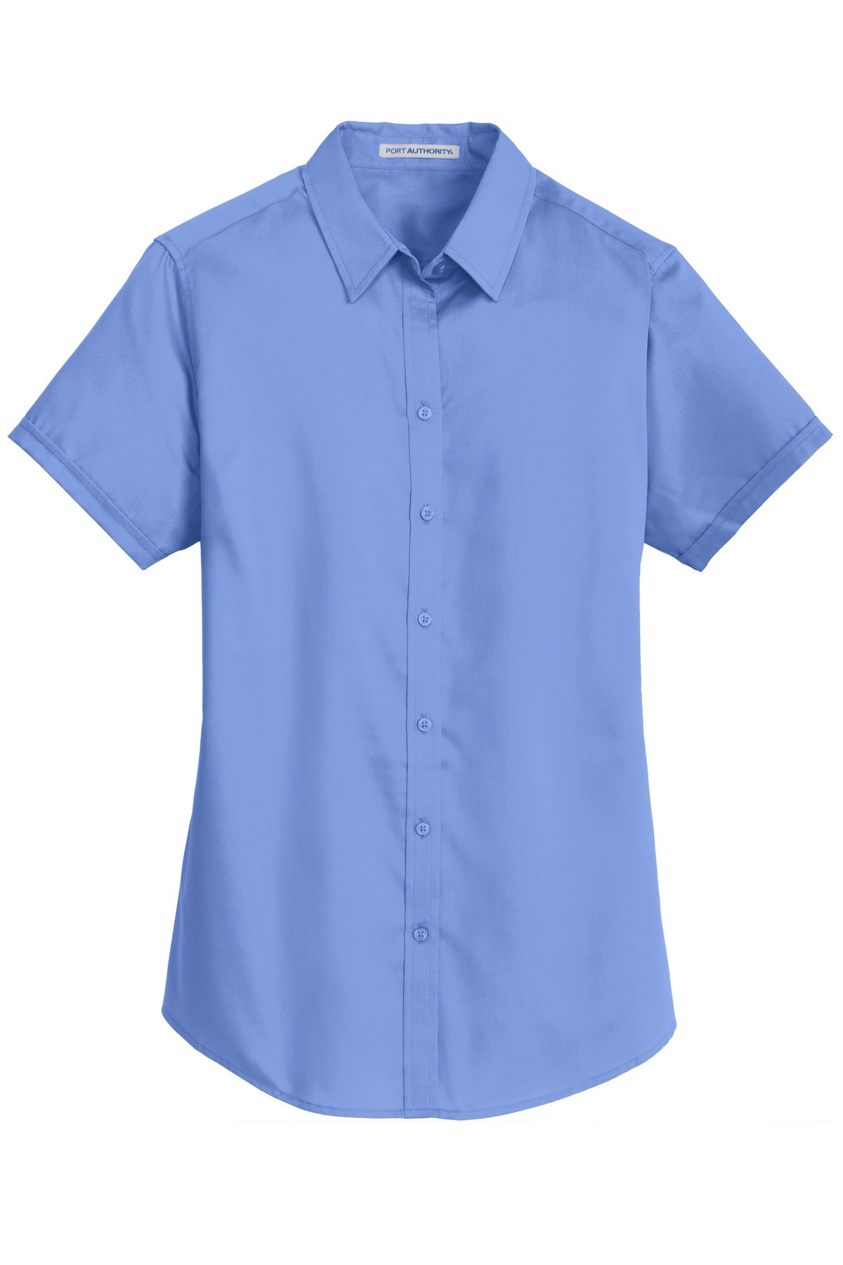Port Authority Ladies Short Sleeve SuperPro Twill Shirt. L664