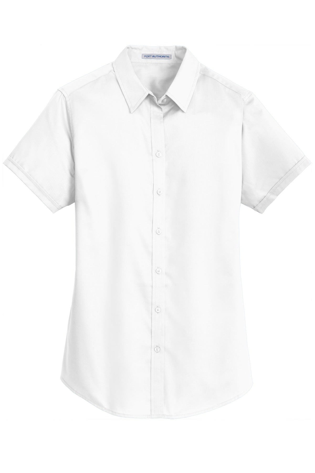 Port Authority Ladies Short Sleeve SuperPro Twill Shirt. L664