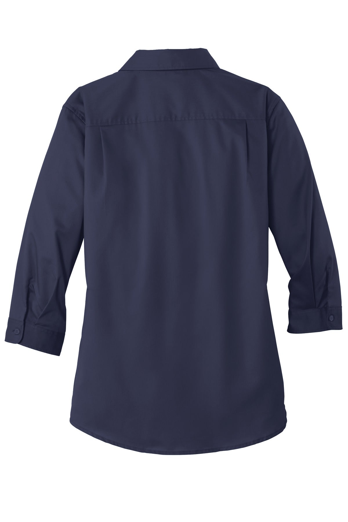 Port Authority Ladies 3/4-Sleeve SuperPro Twill Shirt. L665