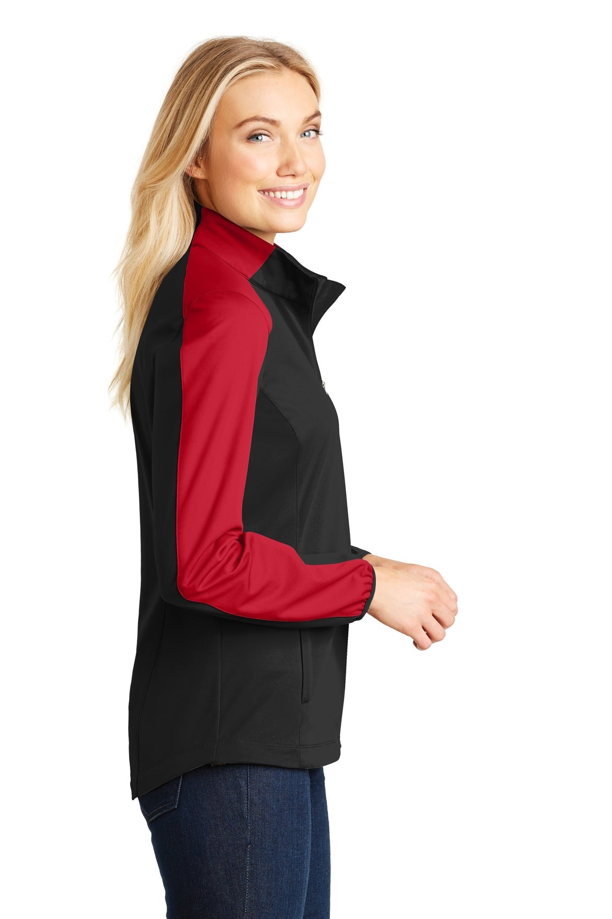 Port Authority Ladies Active Colorblock Soft Shell Jacket. L718