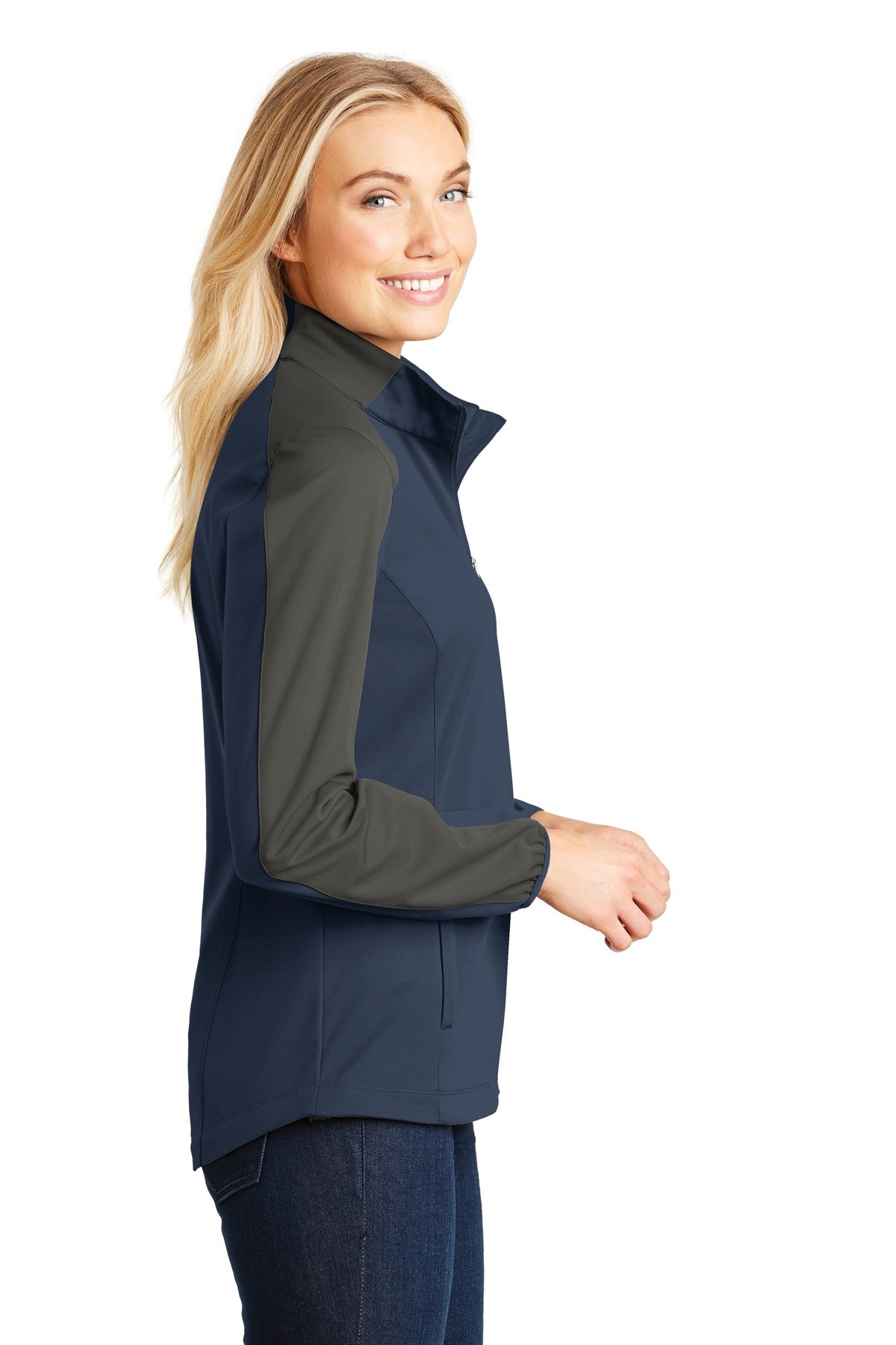 Port Authority Ladies Active Colorblock Soft Shell Jacket. L718