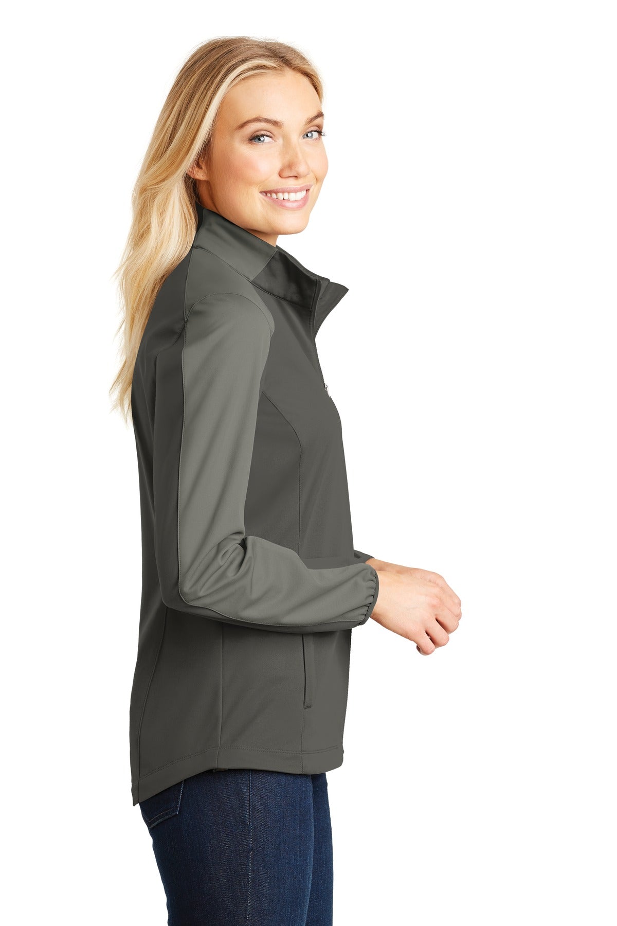 Port Authority Ladies Active Colorblock Soft Shell Jacket. L718