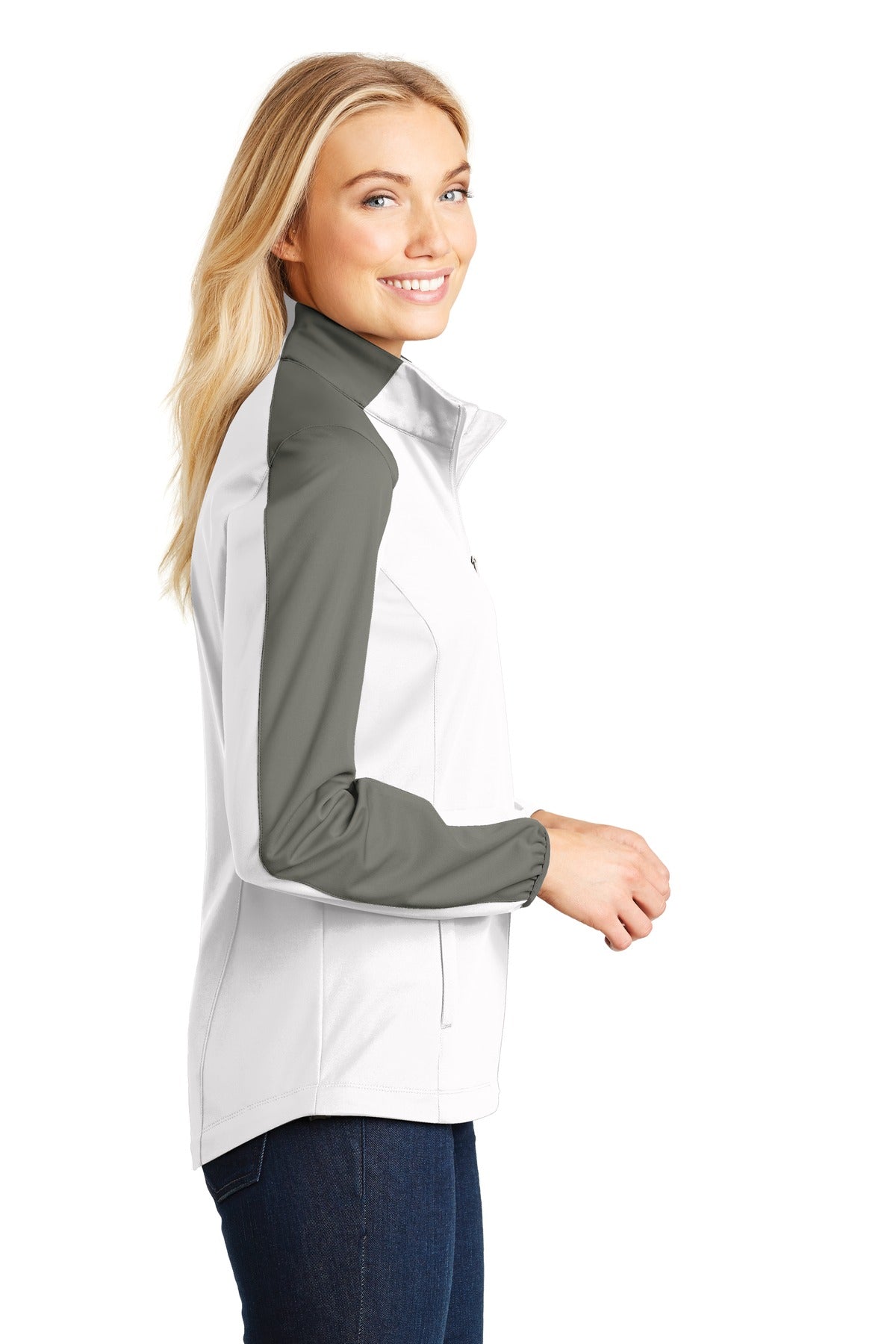 Port Authority Ladies Active Colorblock Soft Shell Jacket. L718