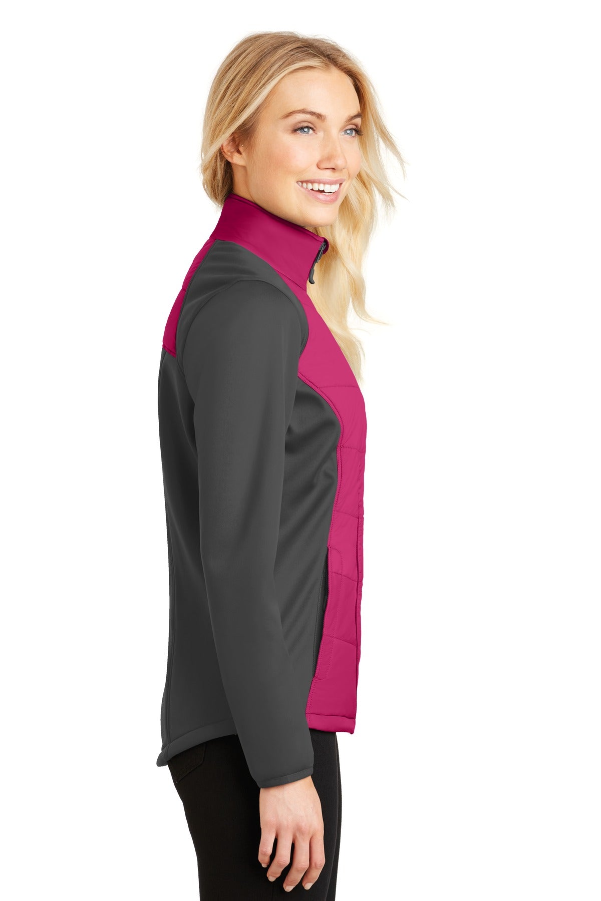 Port Authority Ladies Hybrid Soft Shell Jacket. L787