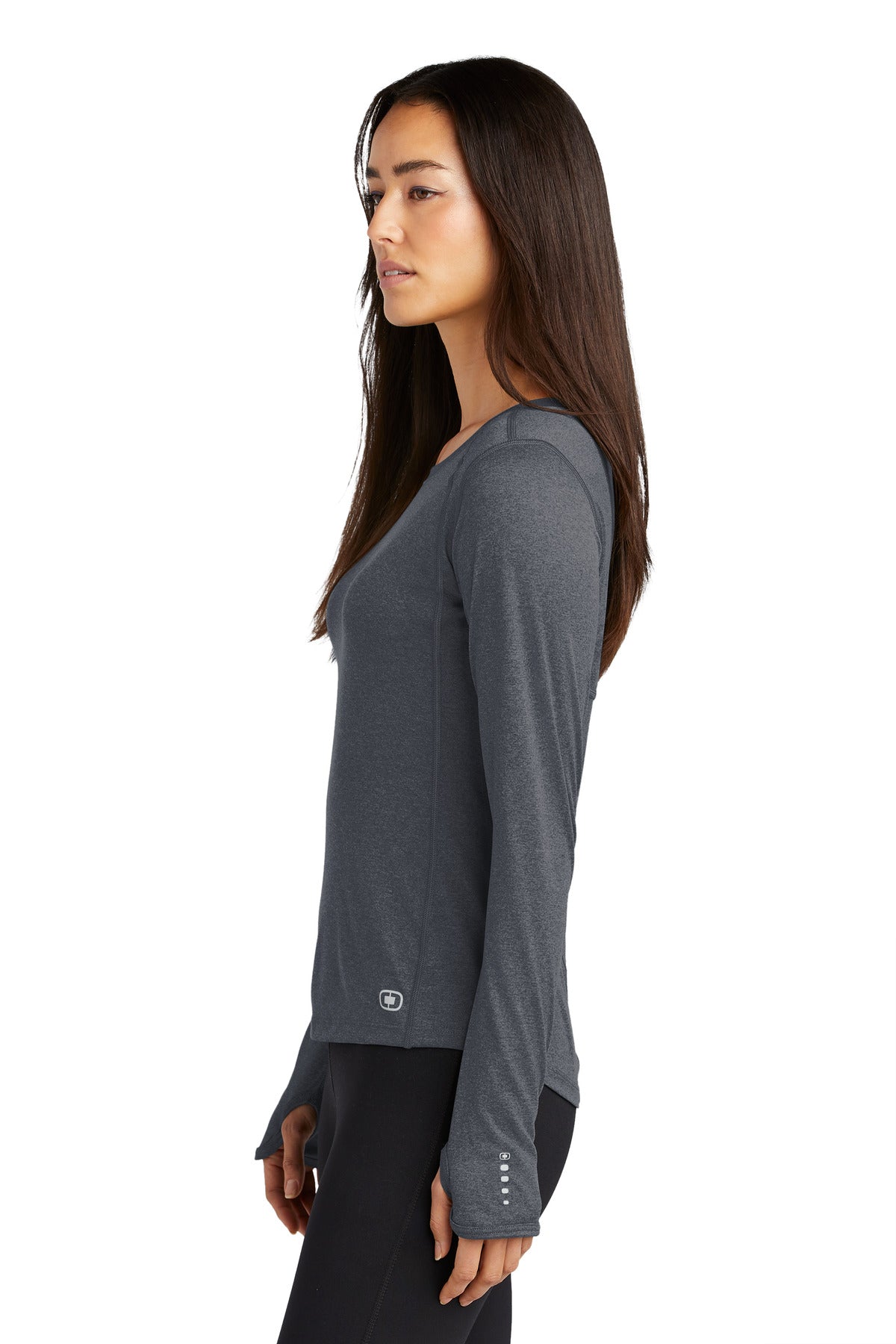 OGIO Ladies Long Sleeve Pulse Crew. LOE321