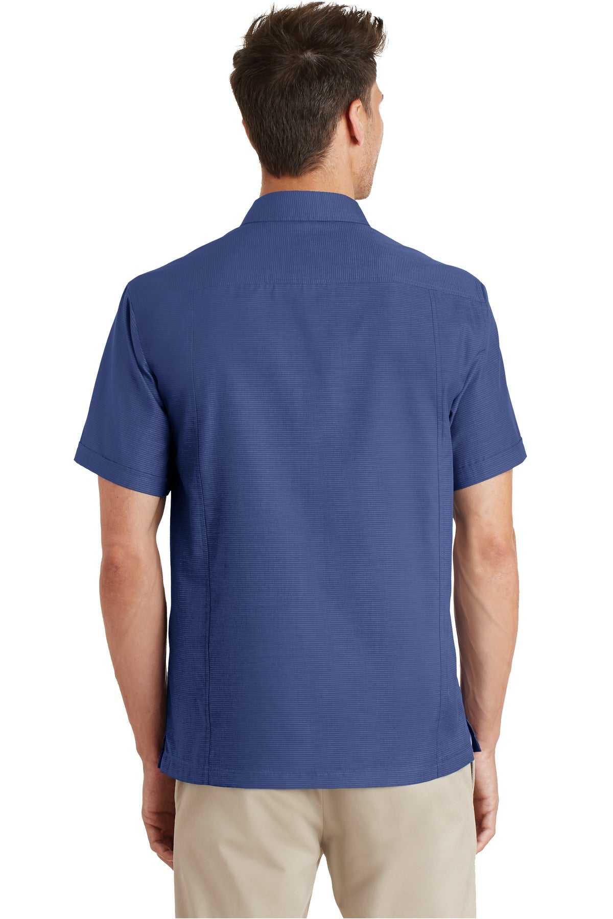 Port Authority Textured Camp Shirt. S662