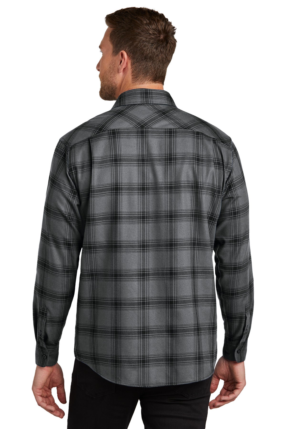 Port Authority Plaid Flannel Shirt. W668