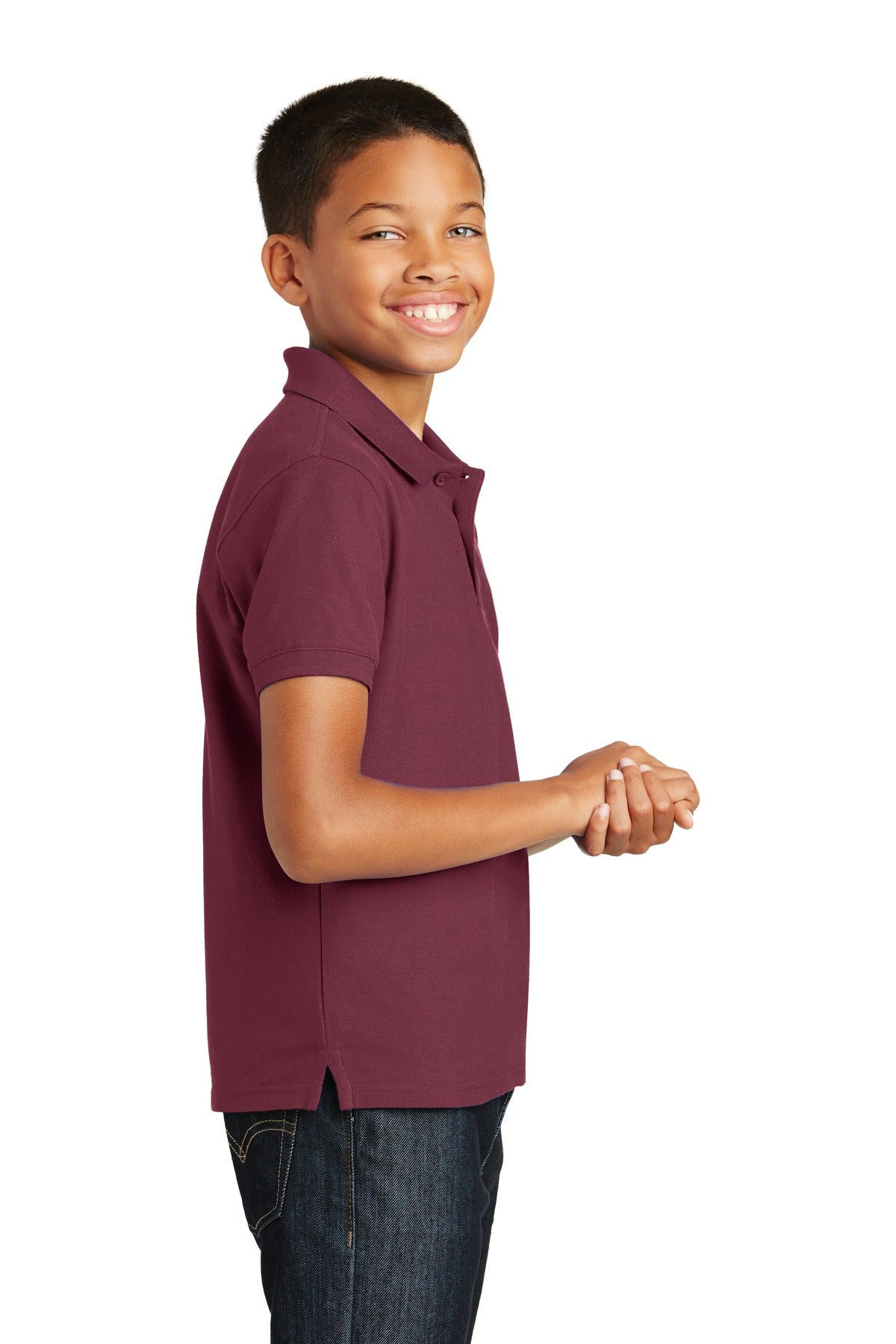 Port Authority Youth Core Classic Pique Polo. Y100