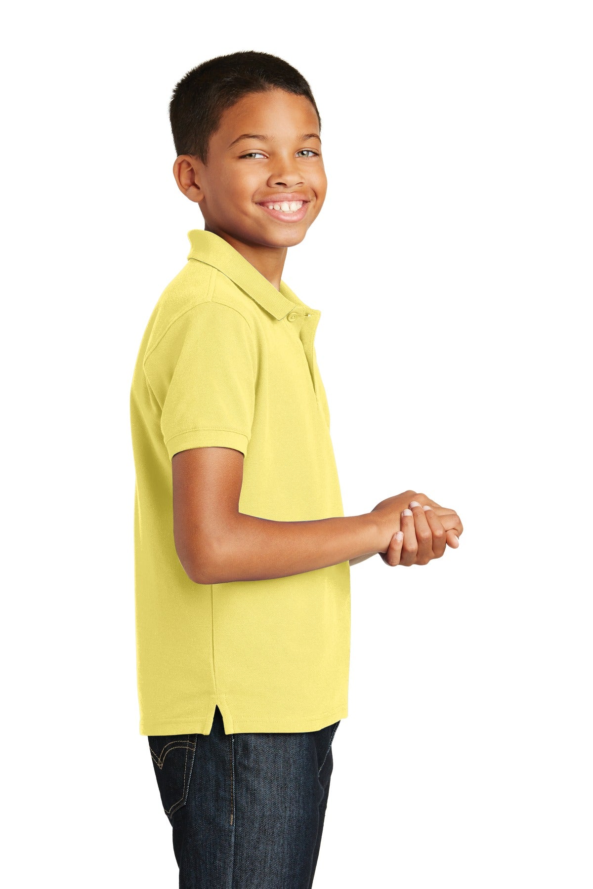 Port Authority Youth Core Classic Pique Polo. Y100