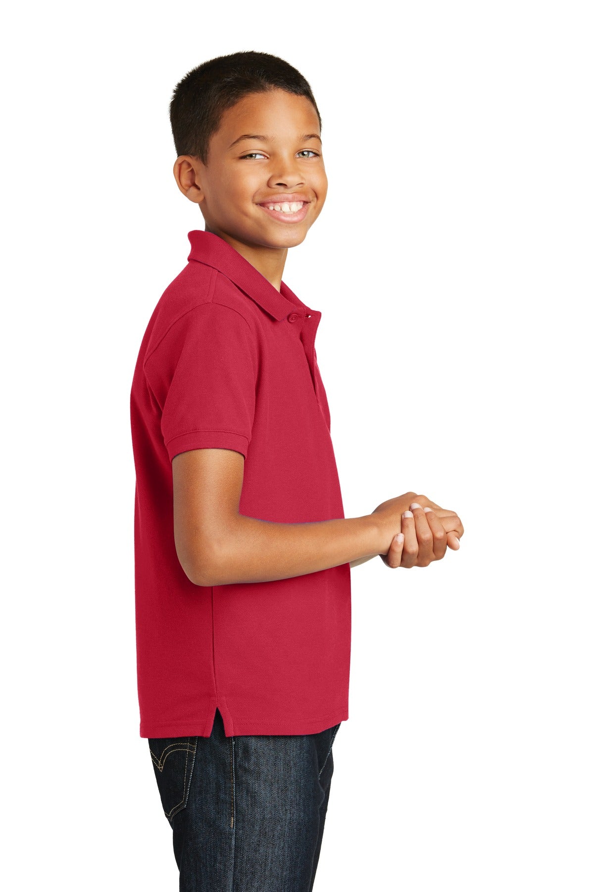 Port Authority Youth Core Classic Pique Polo. Y100