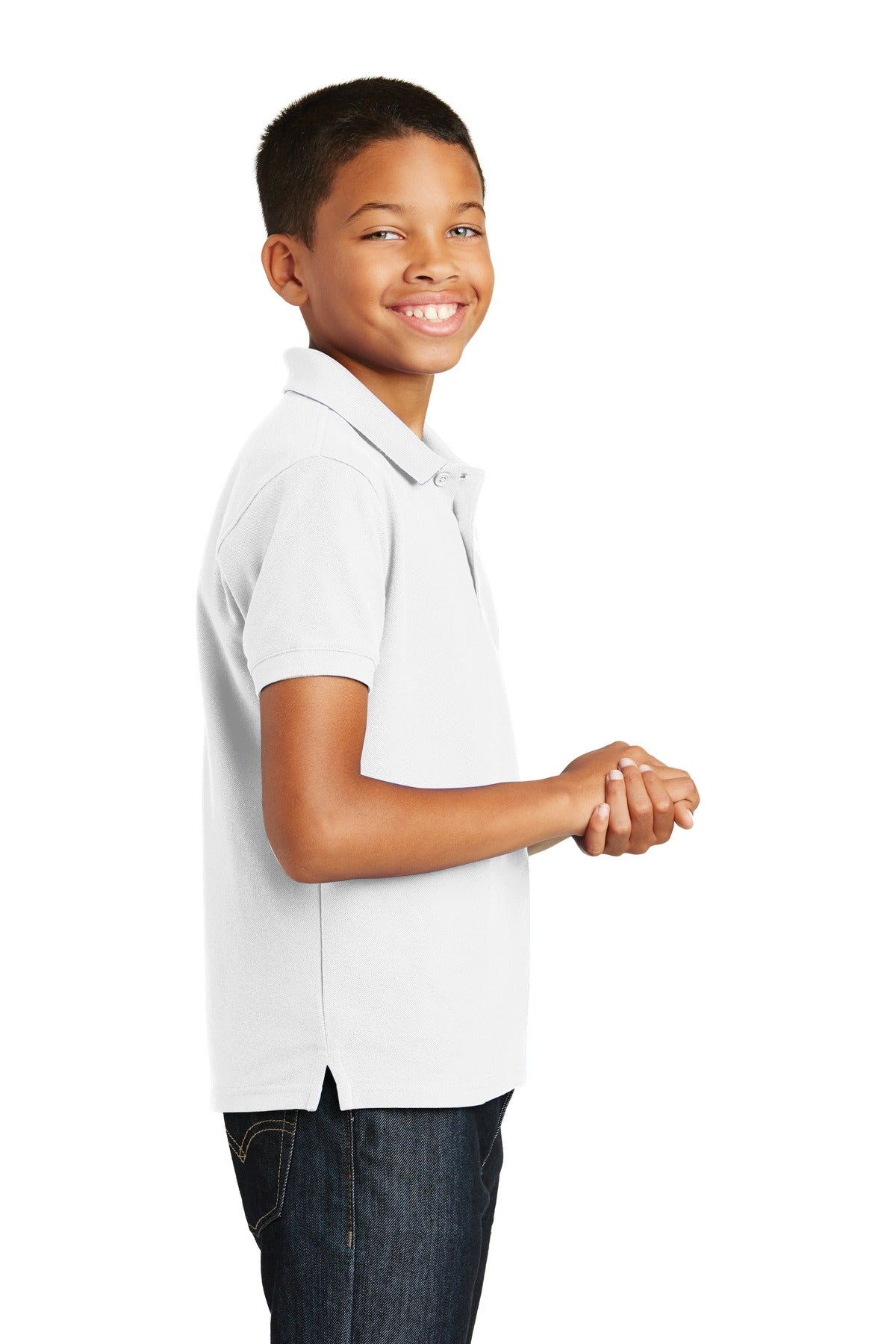 Port Authority Youth Core Classic Pique Polo. Y100
