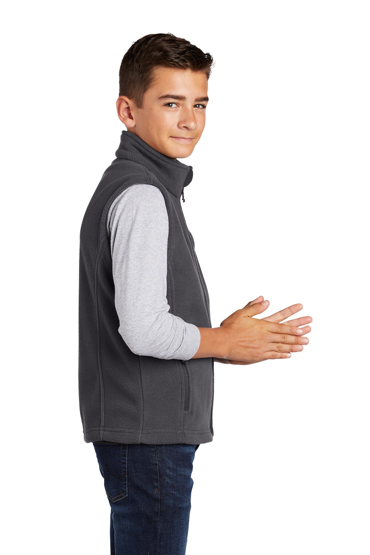 Port Authority Youth Value Fleece Vest. Y219